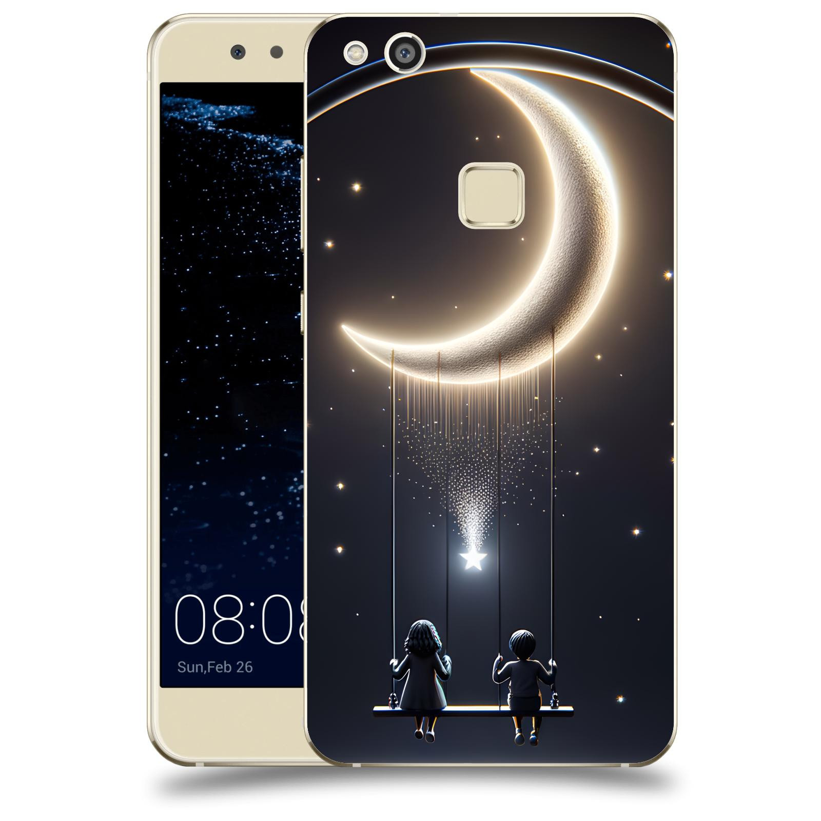 ACOVER Kryt na mobil Huawei P10 Lite - Love on the Moon 2
