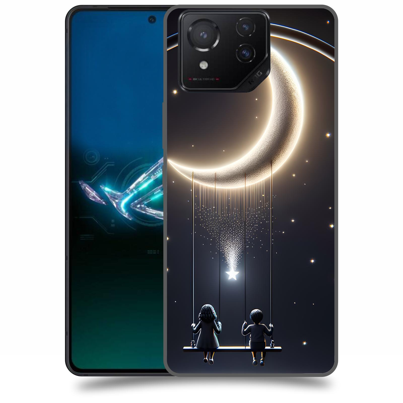ACOVER Kryt na mobil Asus ROG Phone 8 - Love on the Moon 2