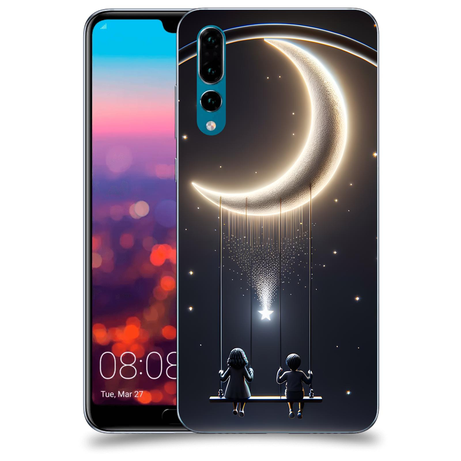 ACOVER Kryt na mobil Huawei P20 Pro - Love on the Moon 2