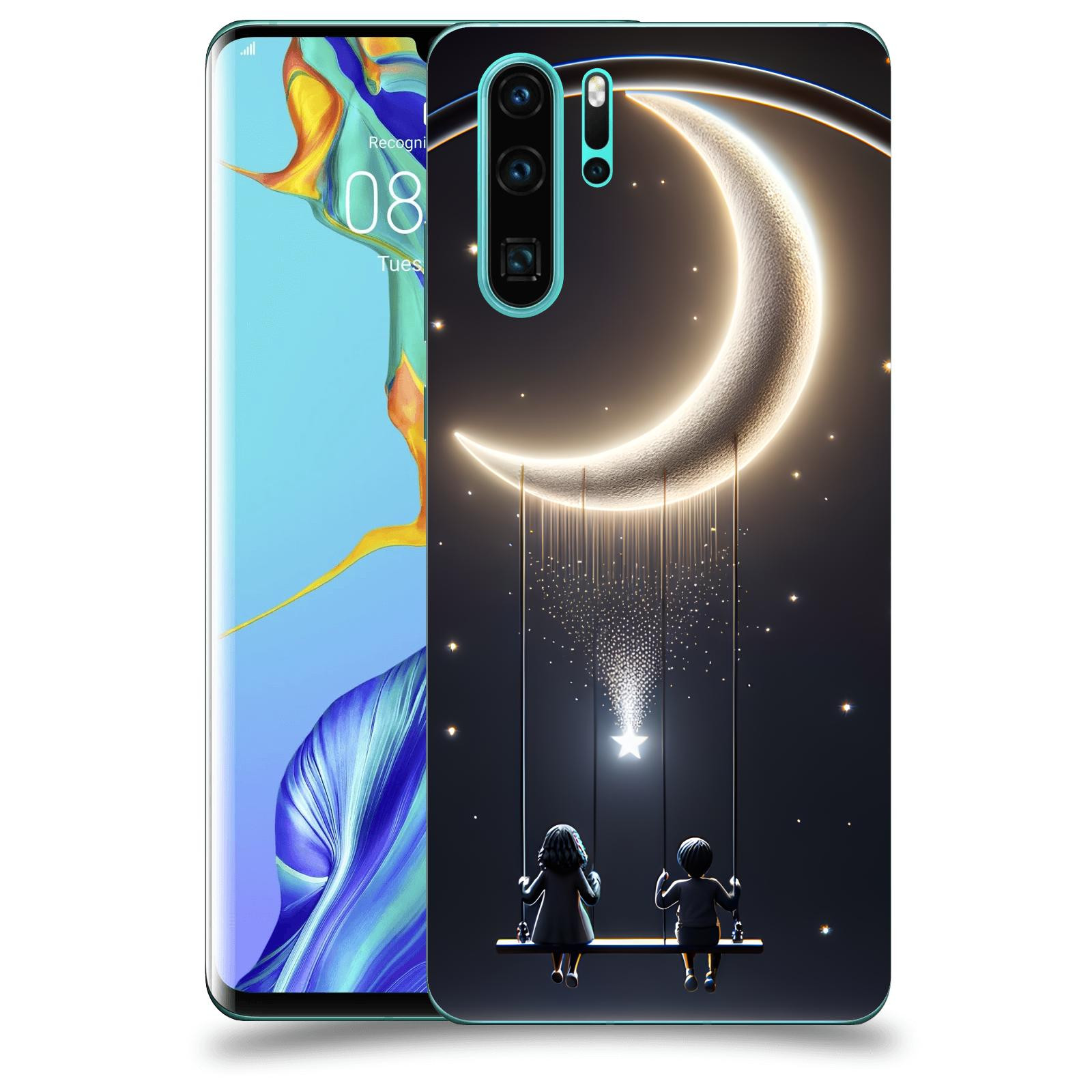 ACOVER Kryt na mobil Huawei P30 Pro - Love on the Moon 2