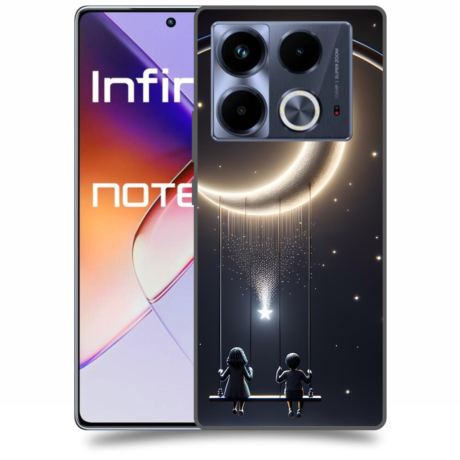 ACOVER Kryt na mobil Infinix Note 40 - Love on the Moon 2