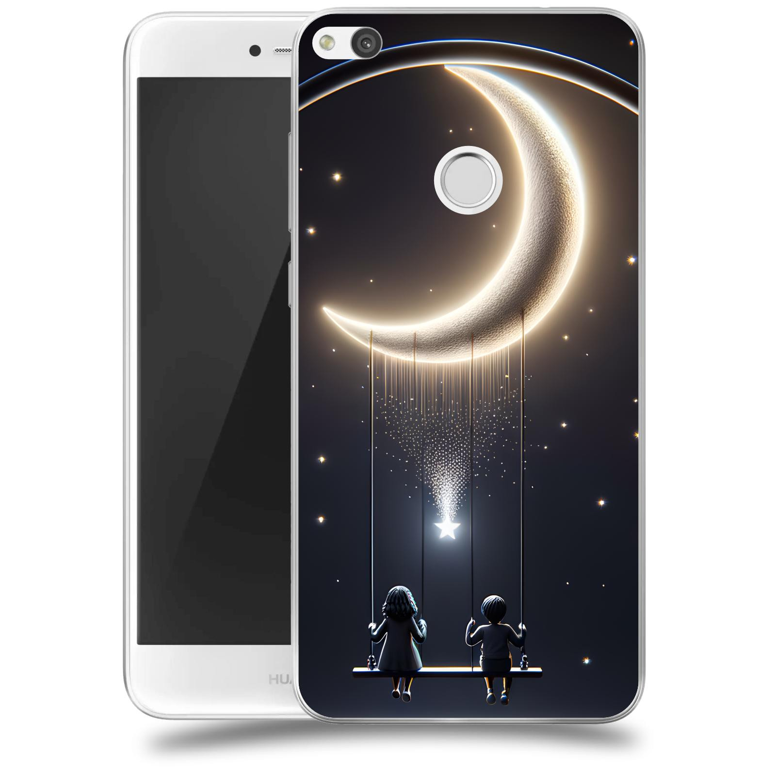 ACOVER Kryt na mobil Huawei P9 Lite 2017 - Love on the Moon 2