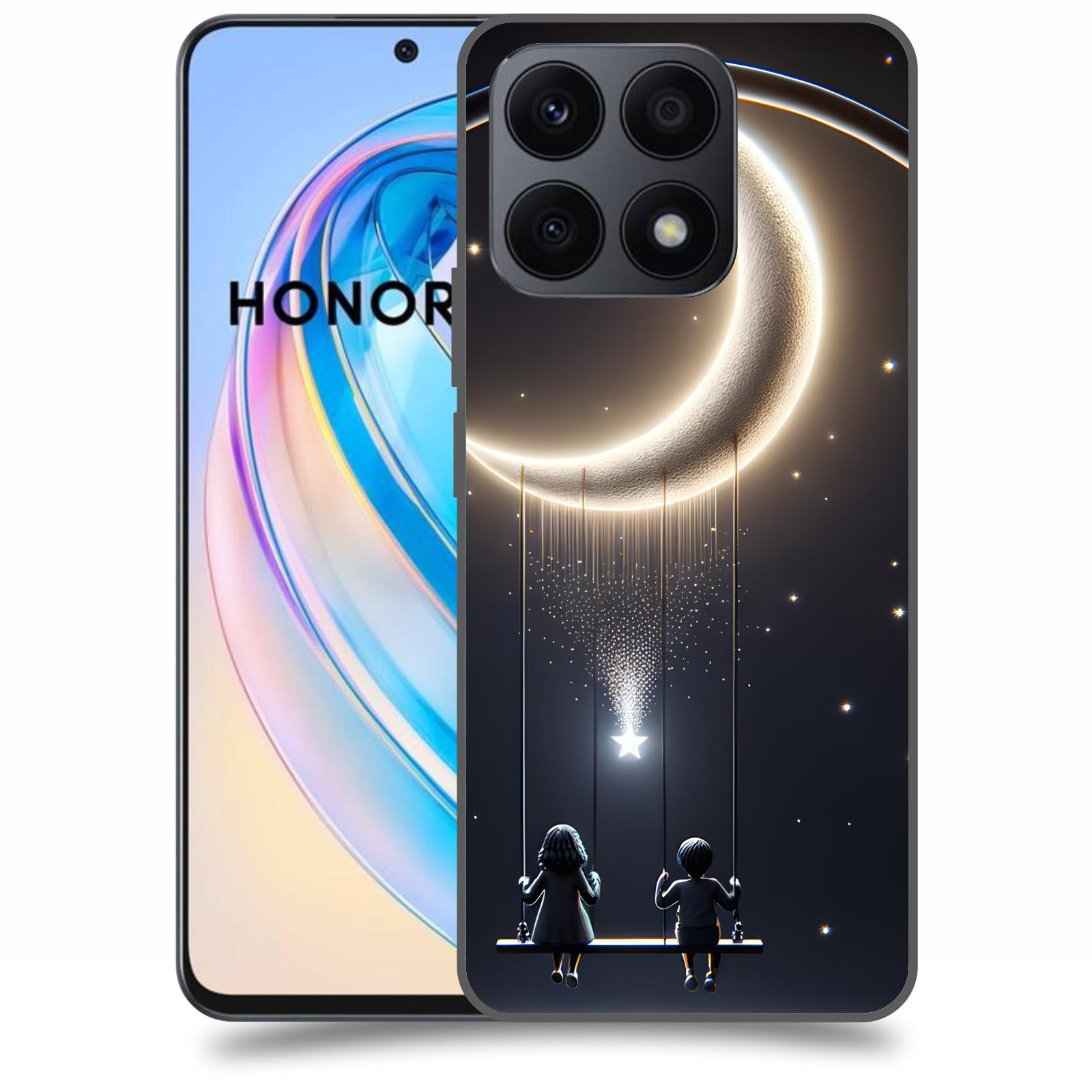 ACOVER Kryt na mobil Honor X8a - Love on the Moon 2