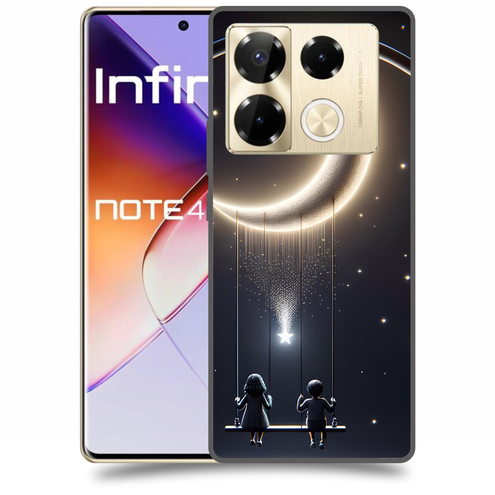 ACOVER Kryt na mobil Infinix Note 40 PRO - Love on the Moon 2
