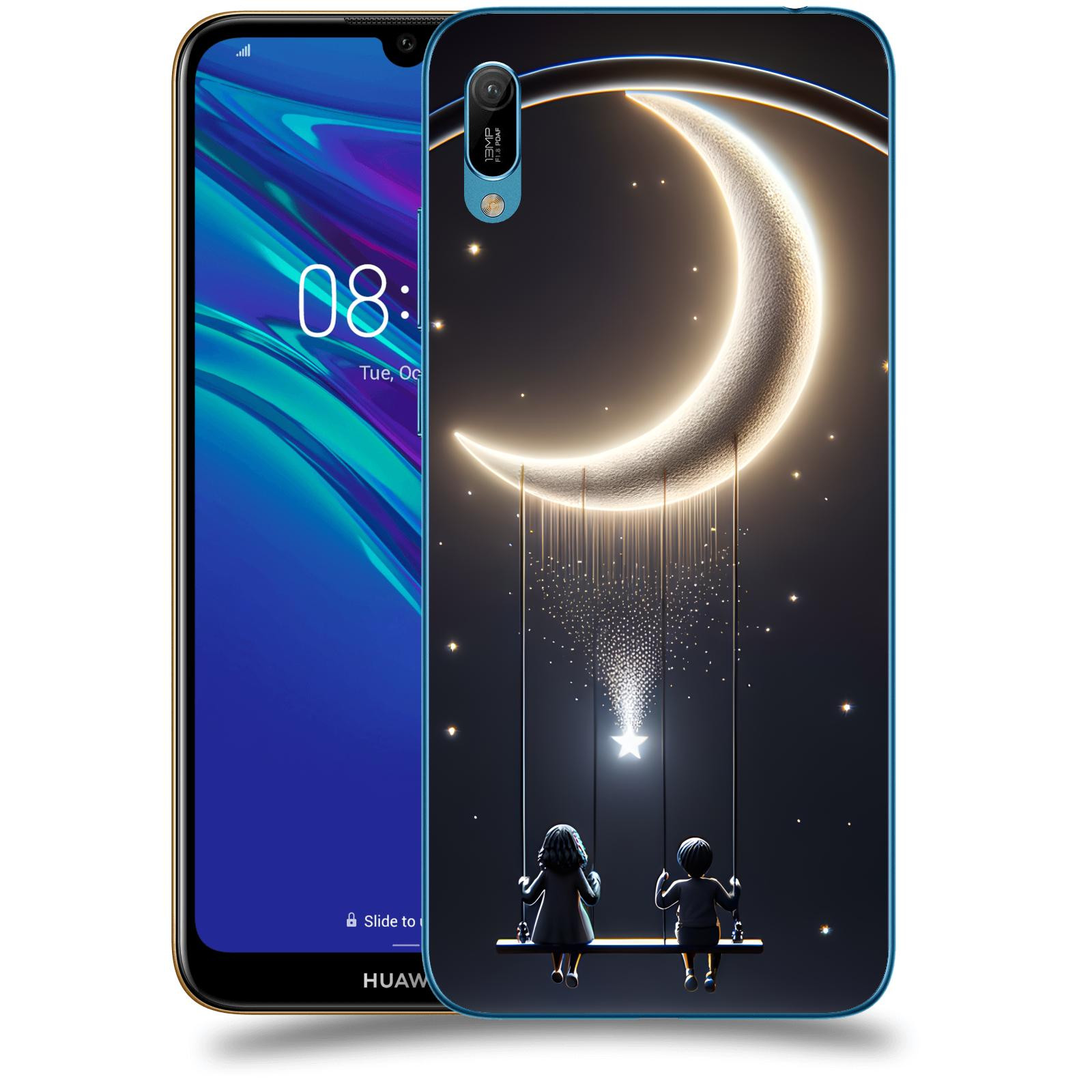 ACOVER Kryt na mobil Huawei Y6 2019 - Love on the Moon 2