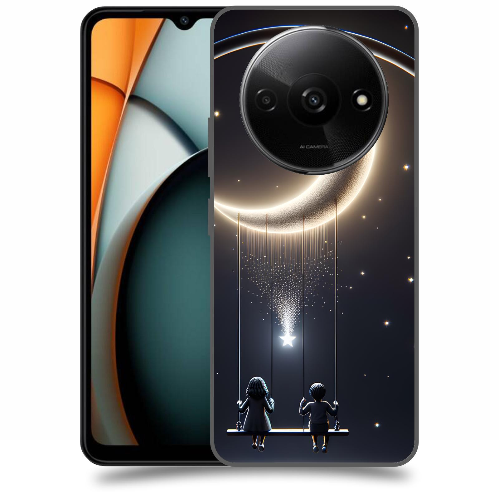 ACOVER Kryt na mobil Xiaomi Redmi A3 - Love on the Moon 2