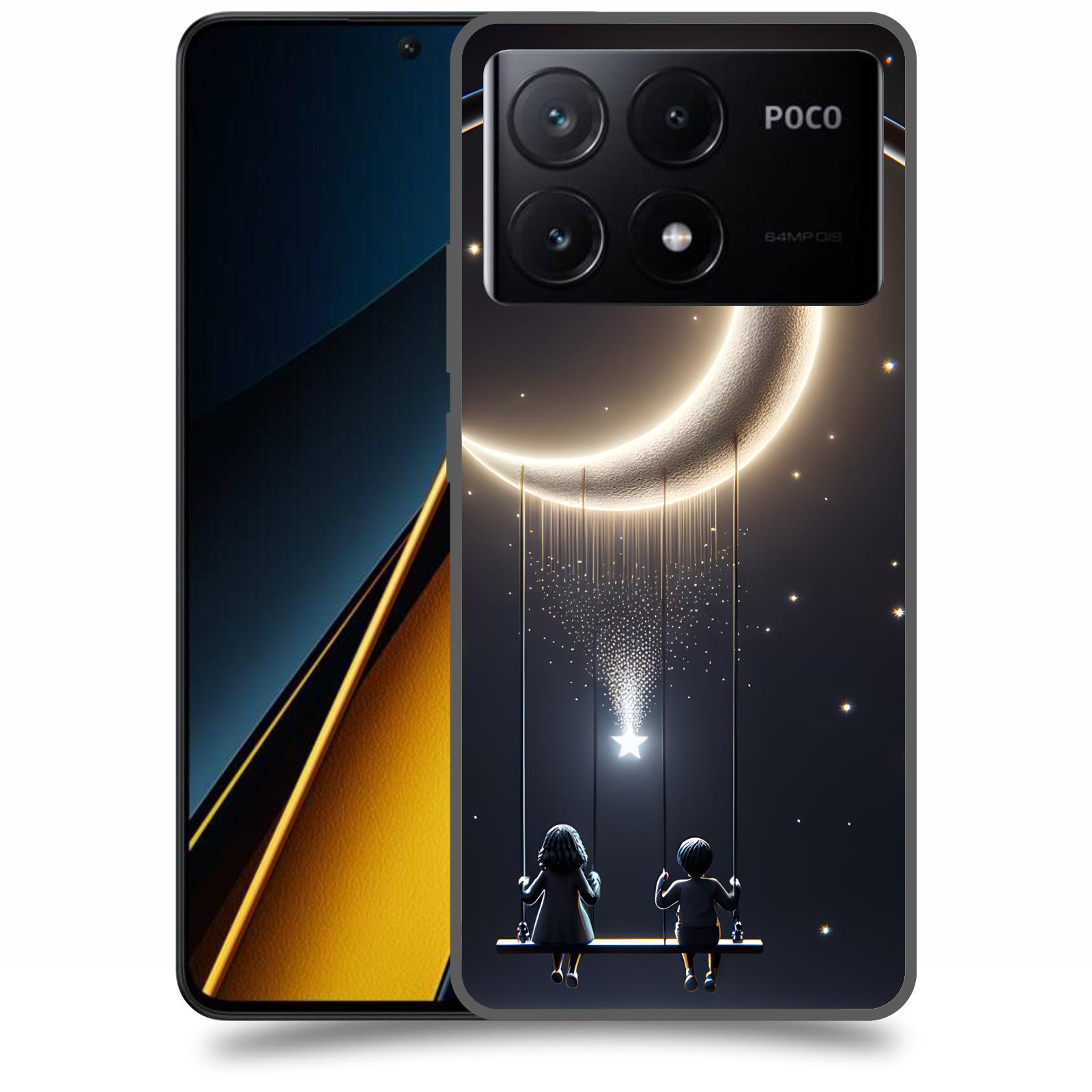 ACOVER Kryt na mobil Poco X6 Pro 5G - Love on the Moon 2