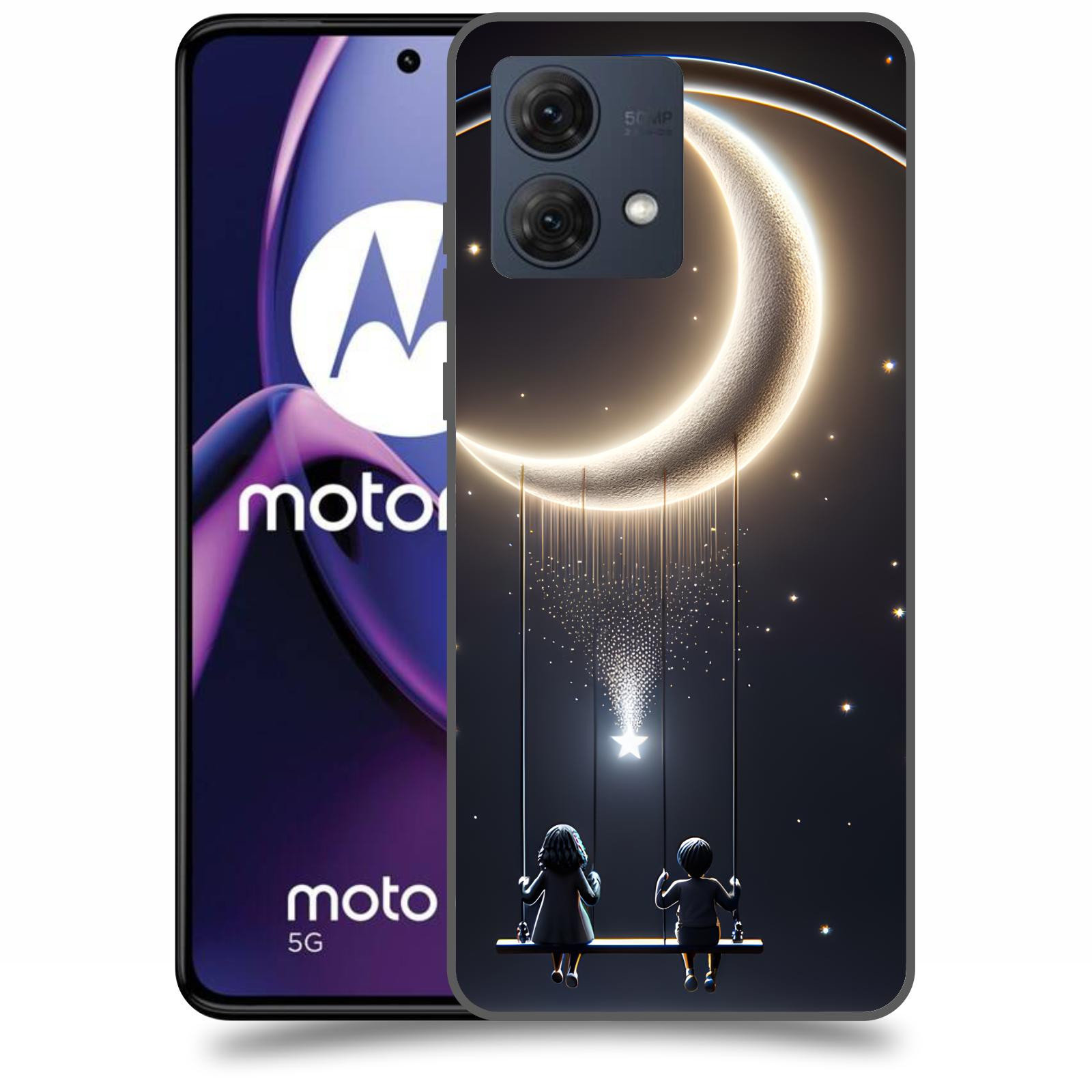 ACOVER Kryt na mobil Motorola Moto G84 5G - Love on the Moon 2