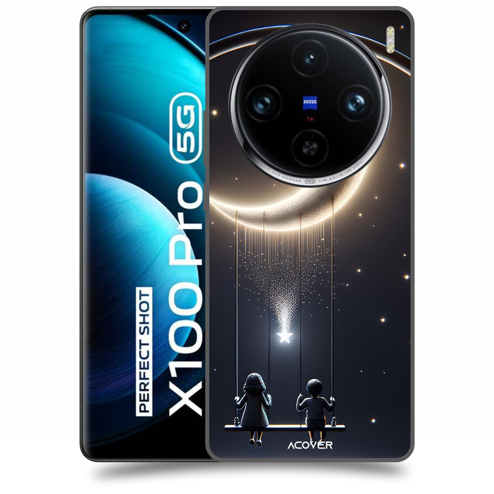 ACOVER Kryt na mobil Vivo X100 Pro - Love on the Moon 2