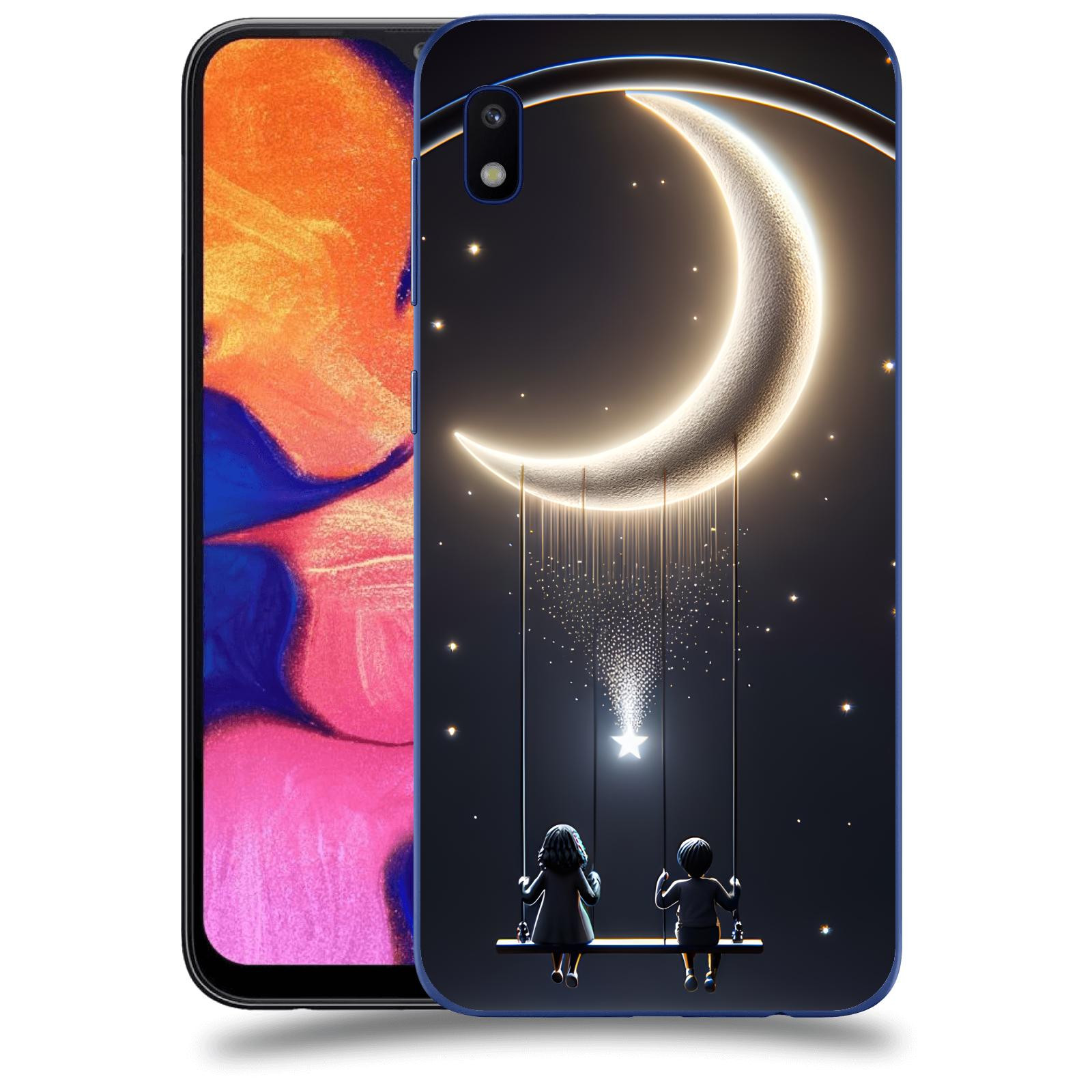 ACOVER Kryt na mobil Samsung Galaxy A10 A105F - Love on the Moon 2