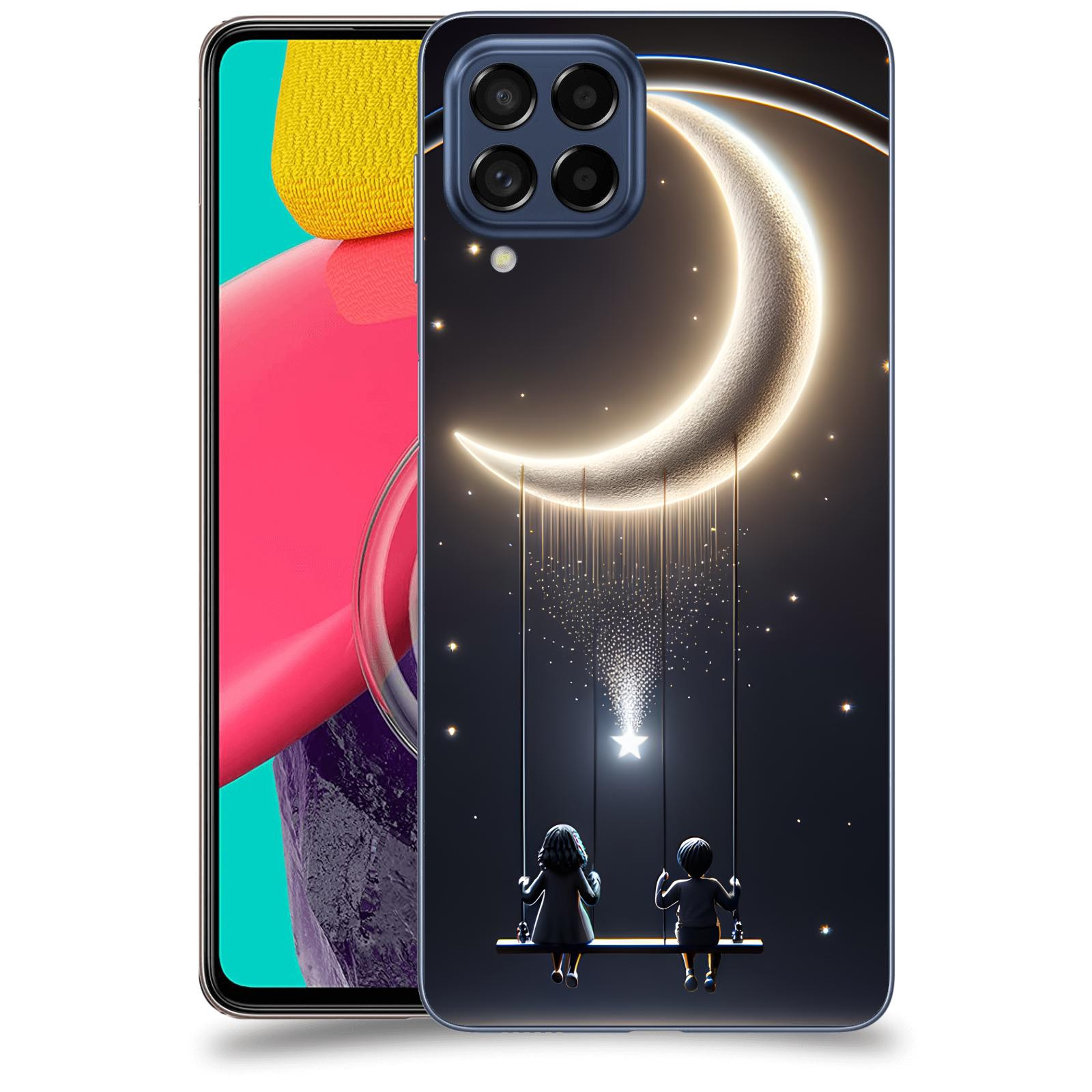 ACOVER Kryt na mobil Samsung Galaxy M53 5G - Love on the Moon 2
