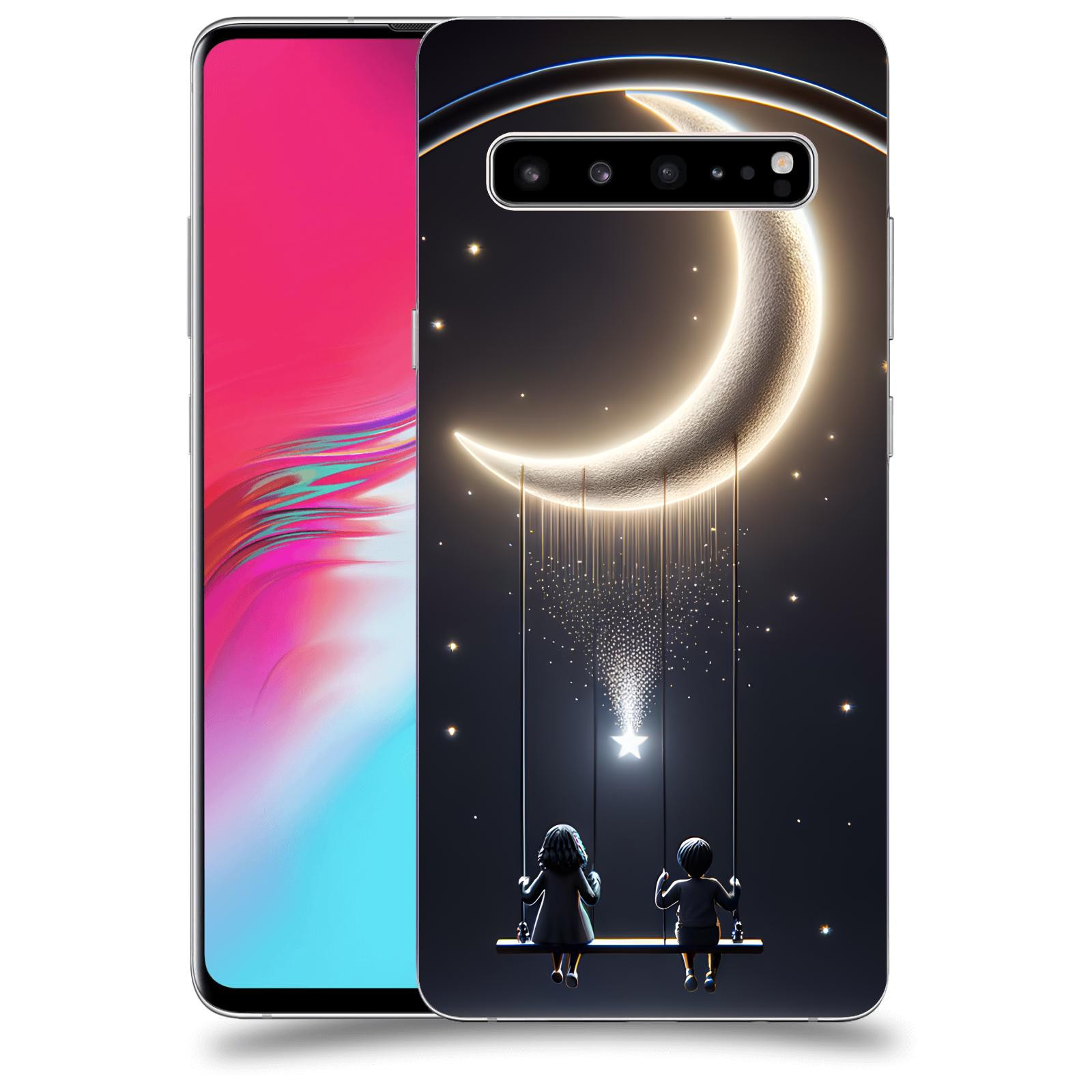 ACOVER Kryt na mobil Samsung Galaxy S10 G973 - Love on the Moon 2