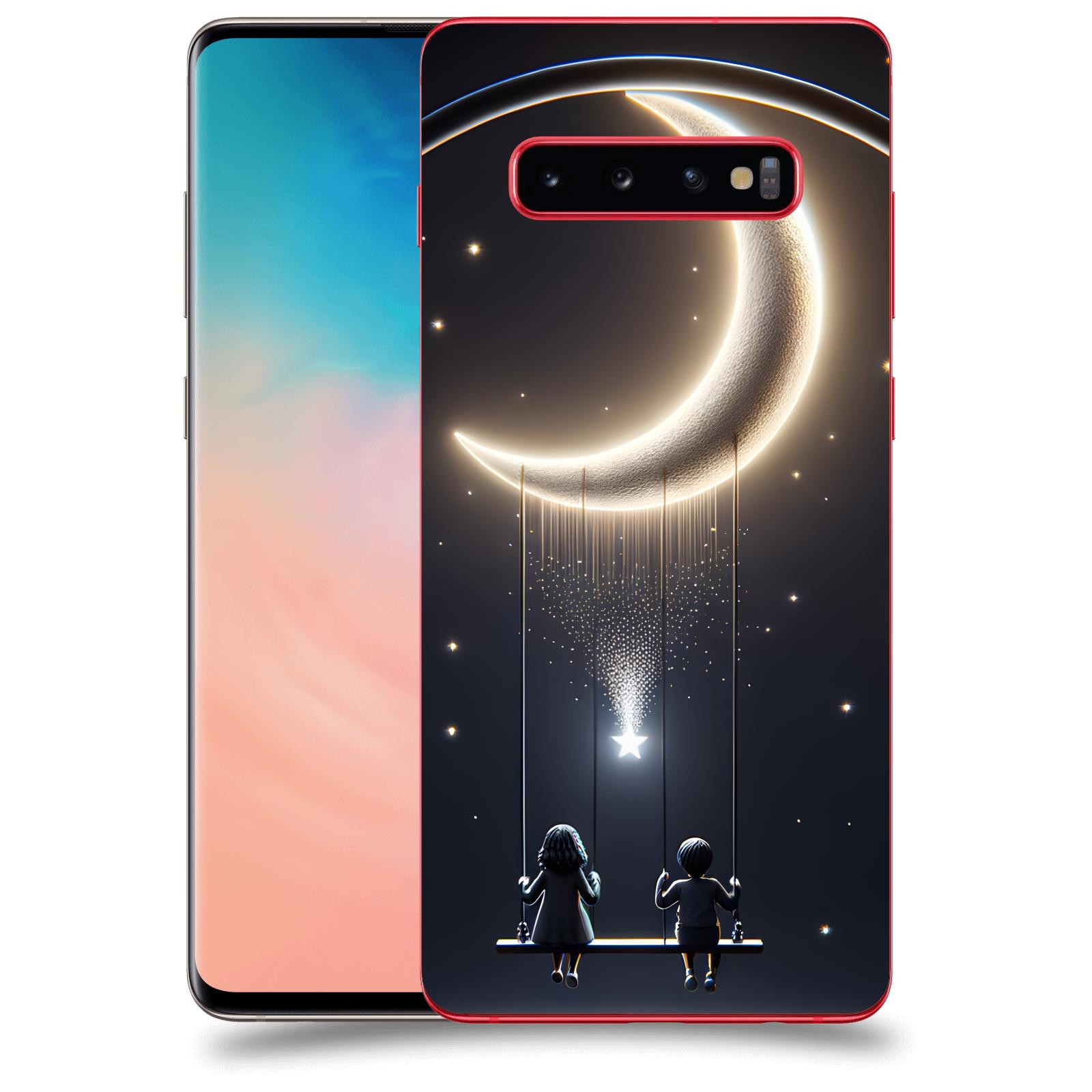 ACOVER Kryt na mobil Samsung Galaxy S10 Plus G975 - Love on the Moon 2