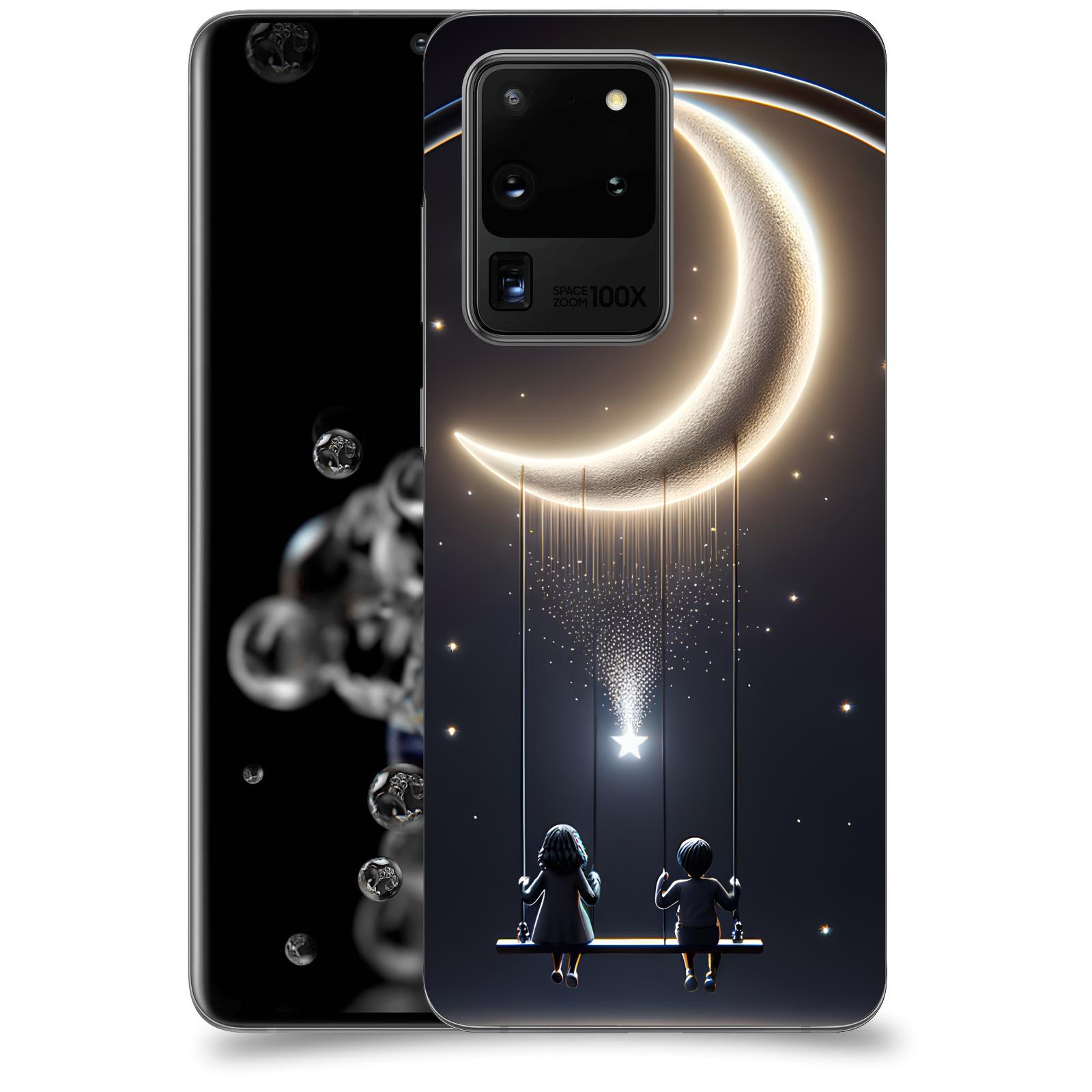 ACOVER Kryt na mobil Samsung Galaxy S20 Ultra 5G G988F - Love on the Moon 2