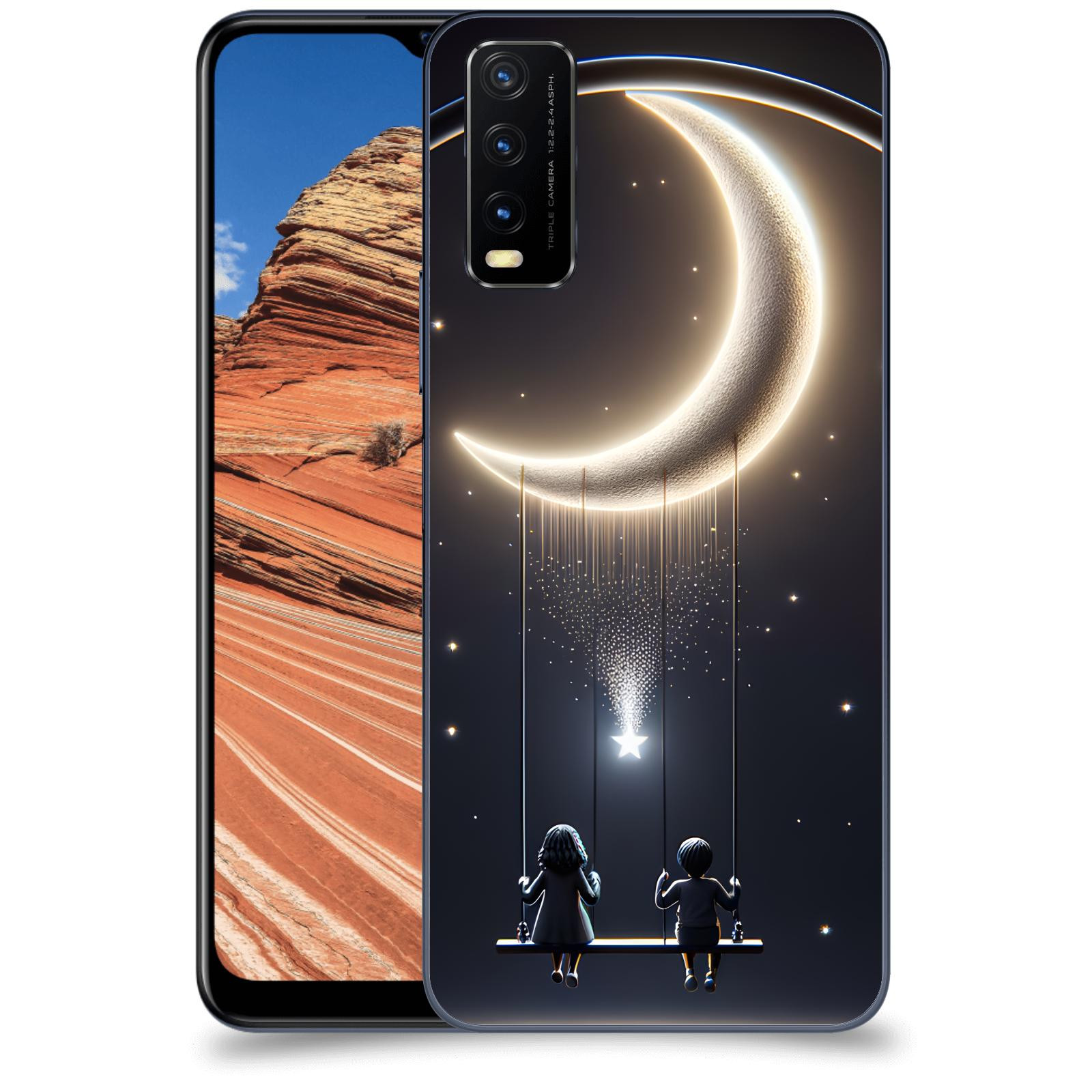 ACOVER Kryt na mobil Vivo Y20s - Love on the Moon 2