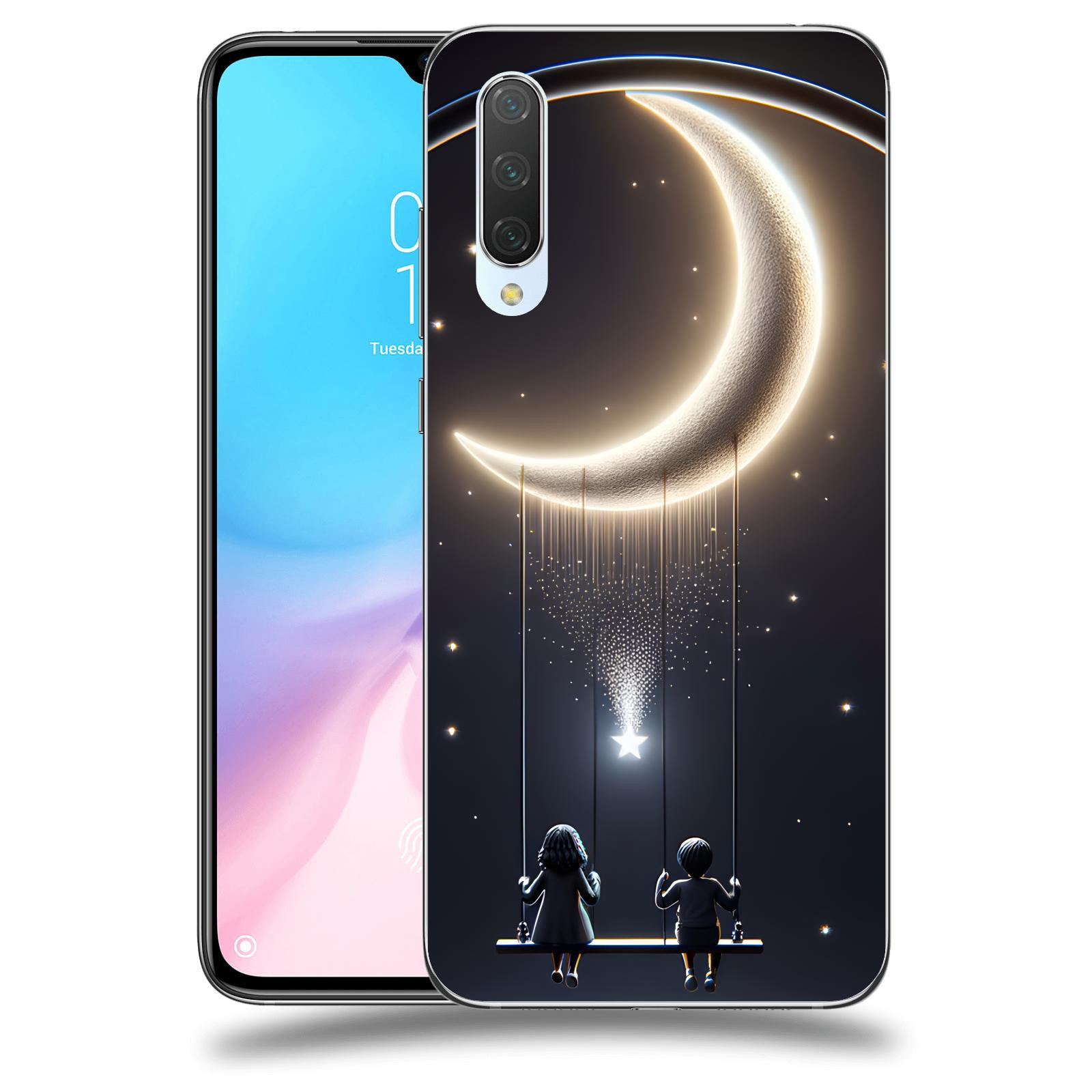 ACOVER Kryt na mobil Xiaomi Mi 9 Lite - Love on the Moon 2