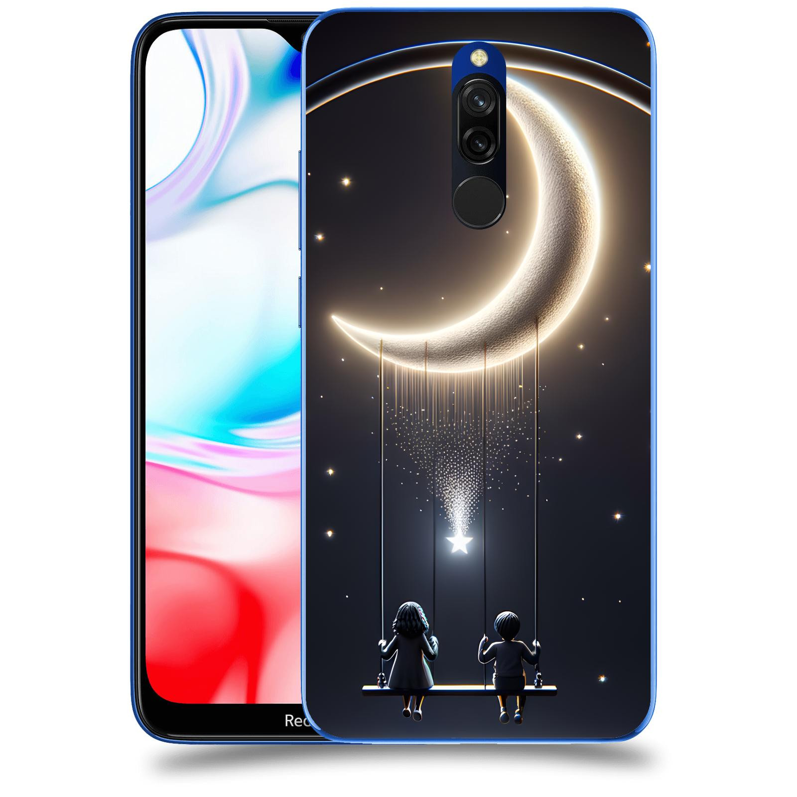ACOVER Kryt na mobil Xiaomi Redmi 8 - Love on the Moon 2