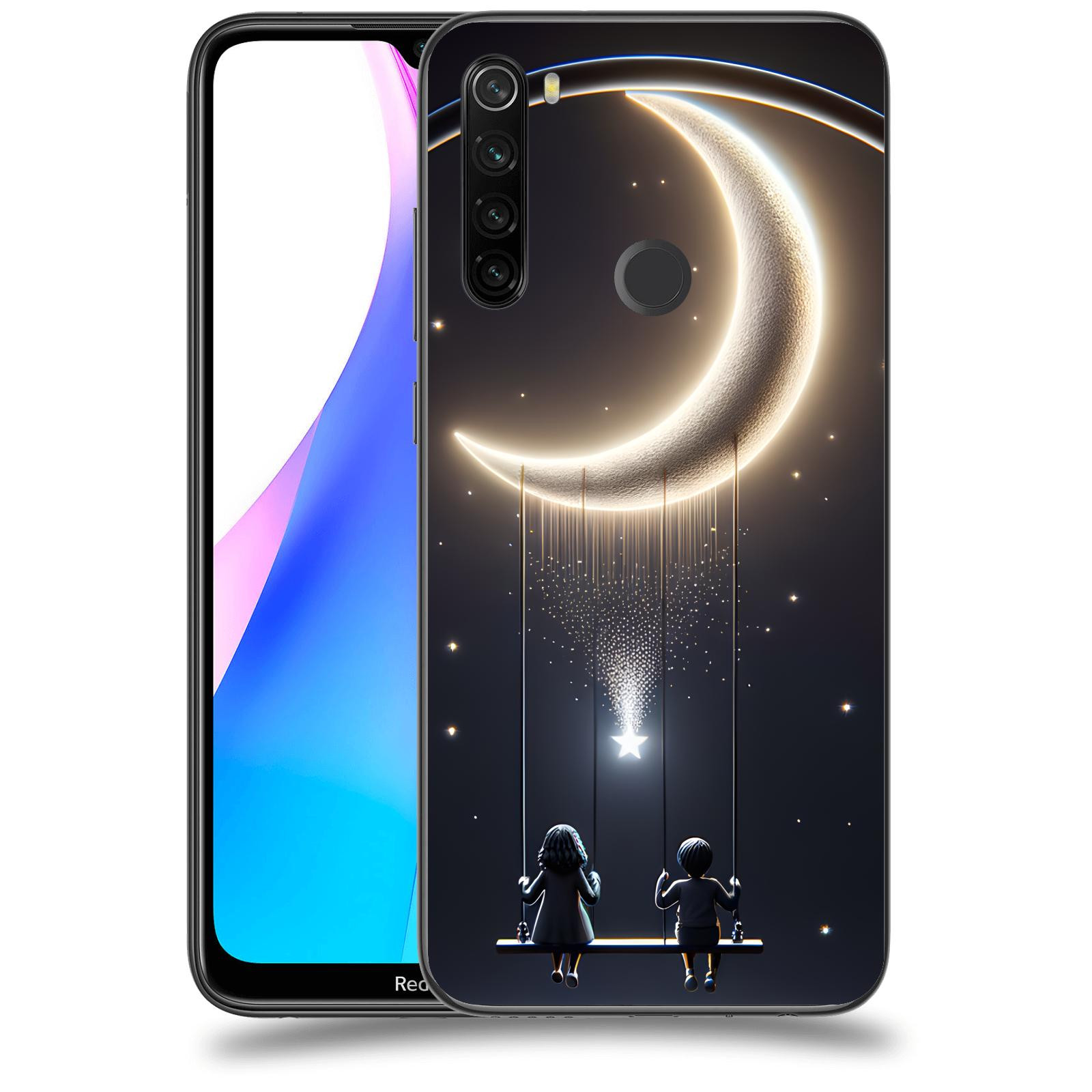 ACOVER Kryt na mobil Xiaomi Redmi Note 8T - Love on the Moon 2