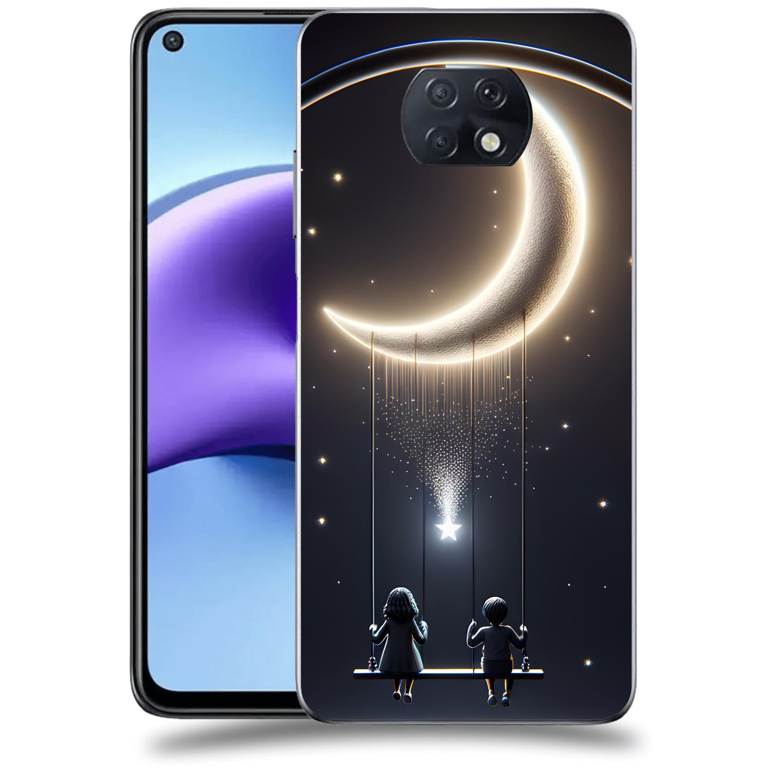 ACOVER Kryt na mobil Xiaomi Redmi Note 9T - Love on the Moon 2