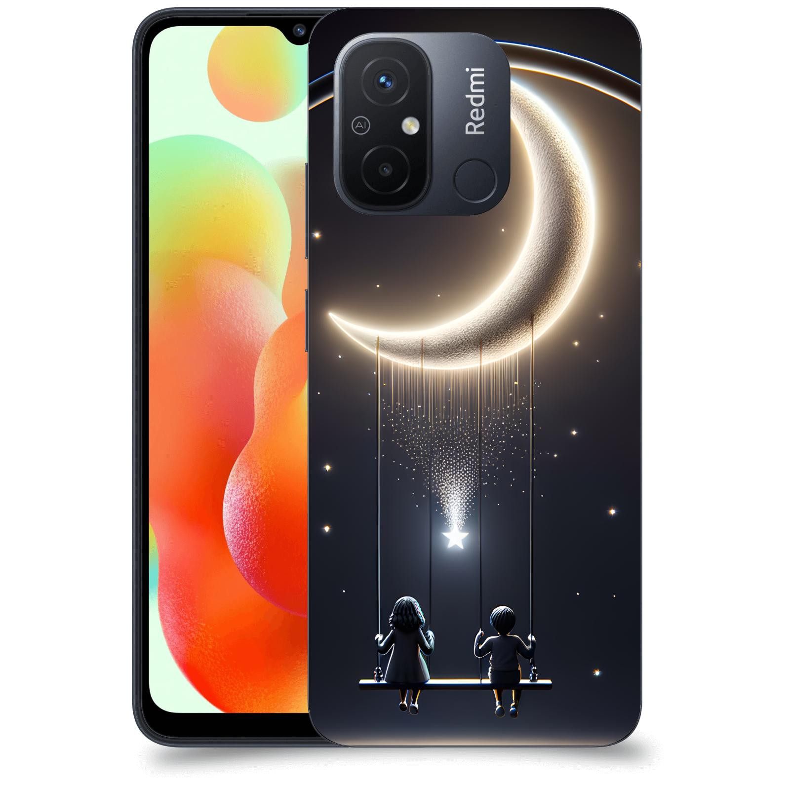 ACOVER Kryt na mobil Xiaomi Redmi 12C - Love on the Moon 2