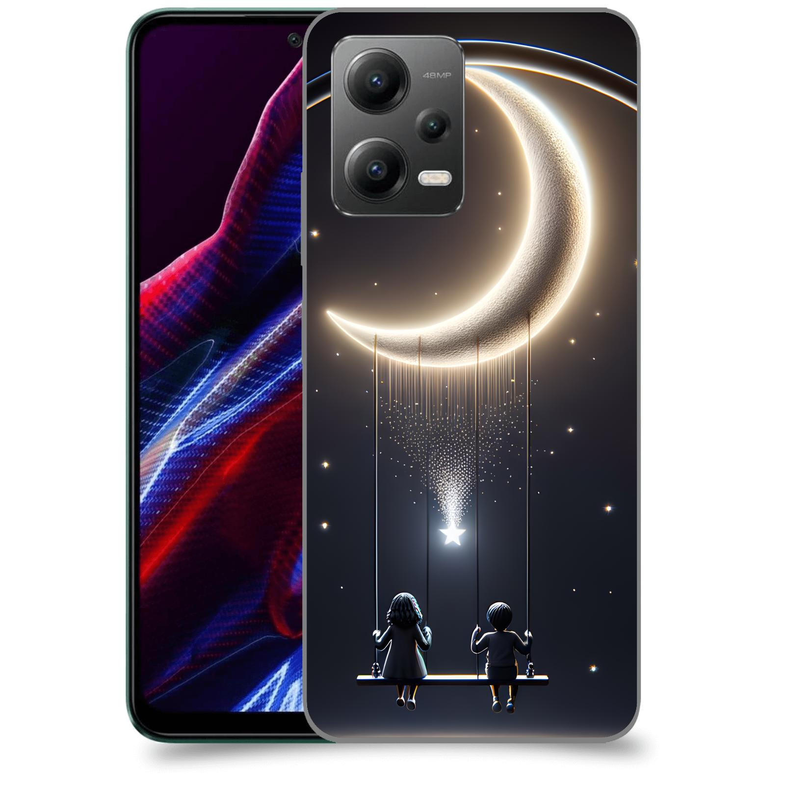 ACOVER Kryt na mobil Xiaomi Poco X5 - Love on the Moon 2
