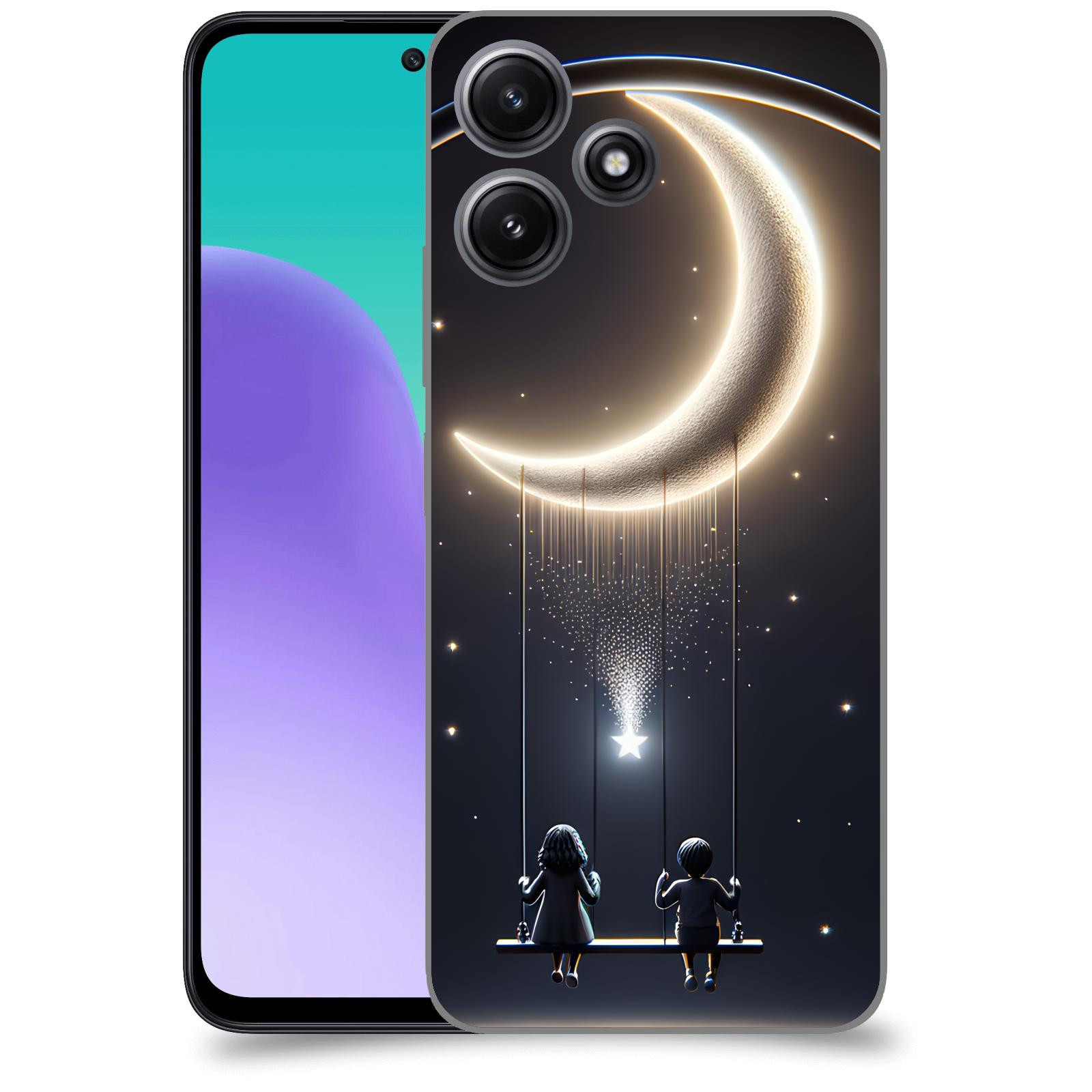 ACOVER Kryt na mobil Xiaomi Redmi 12 5G - Love on the Moon 2