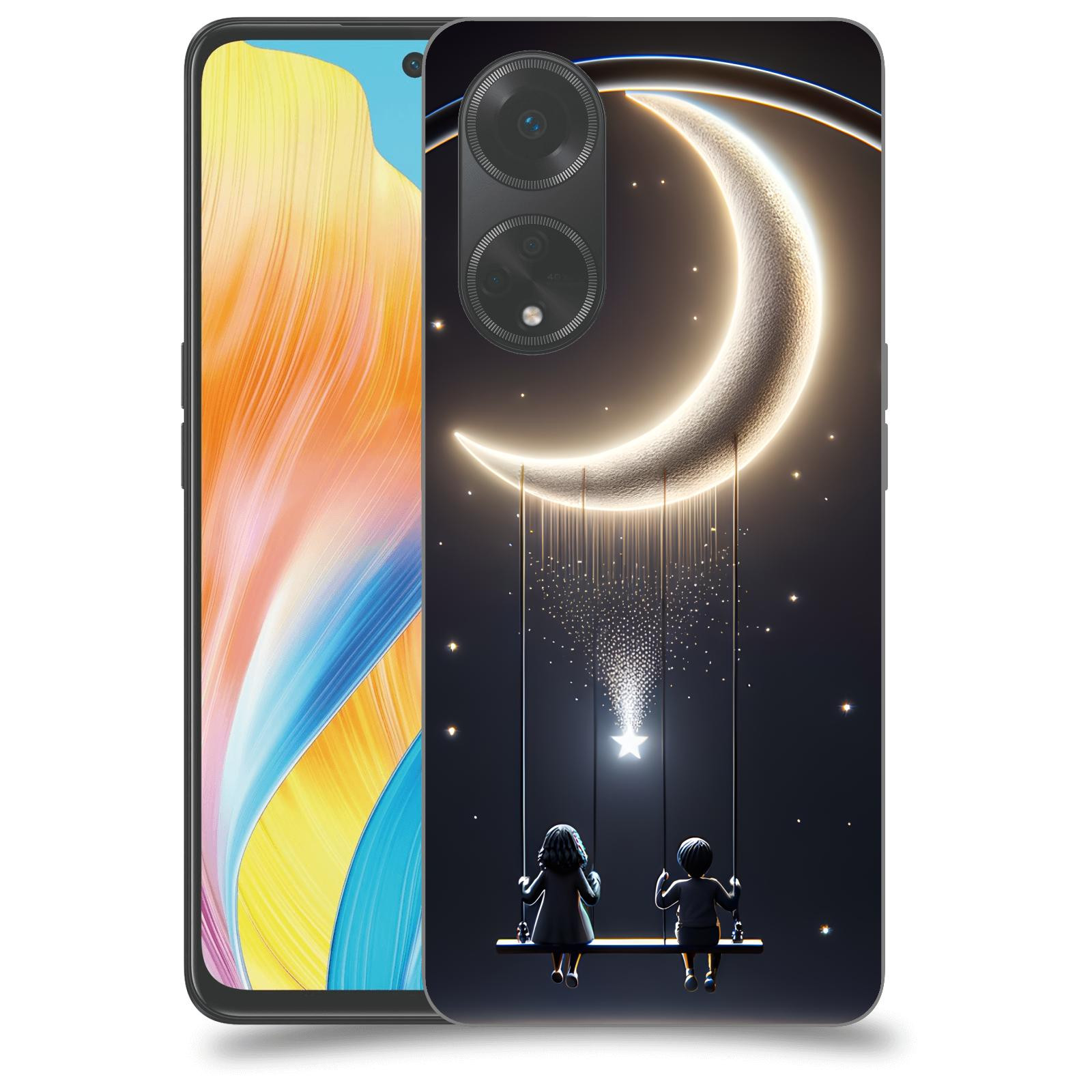 ACOVER Kryt na mobil OPPO A98 5G - Love on the Moon 2