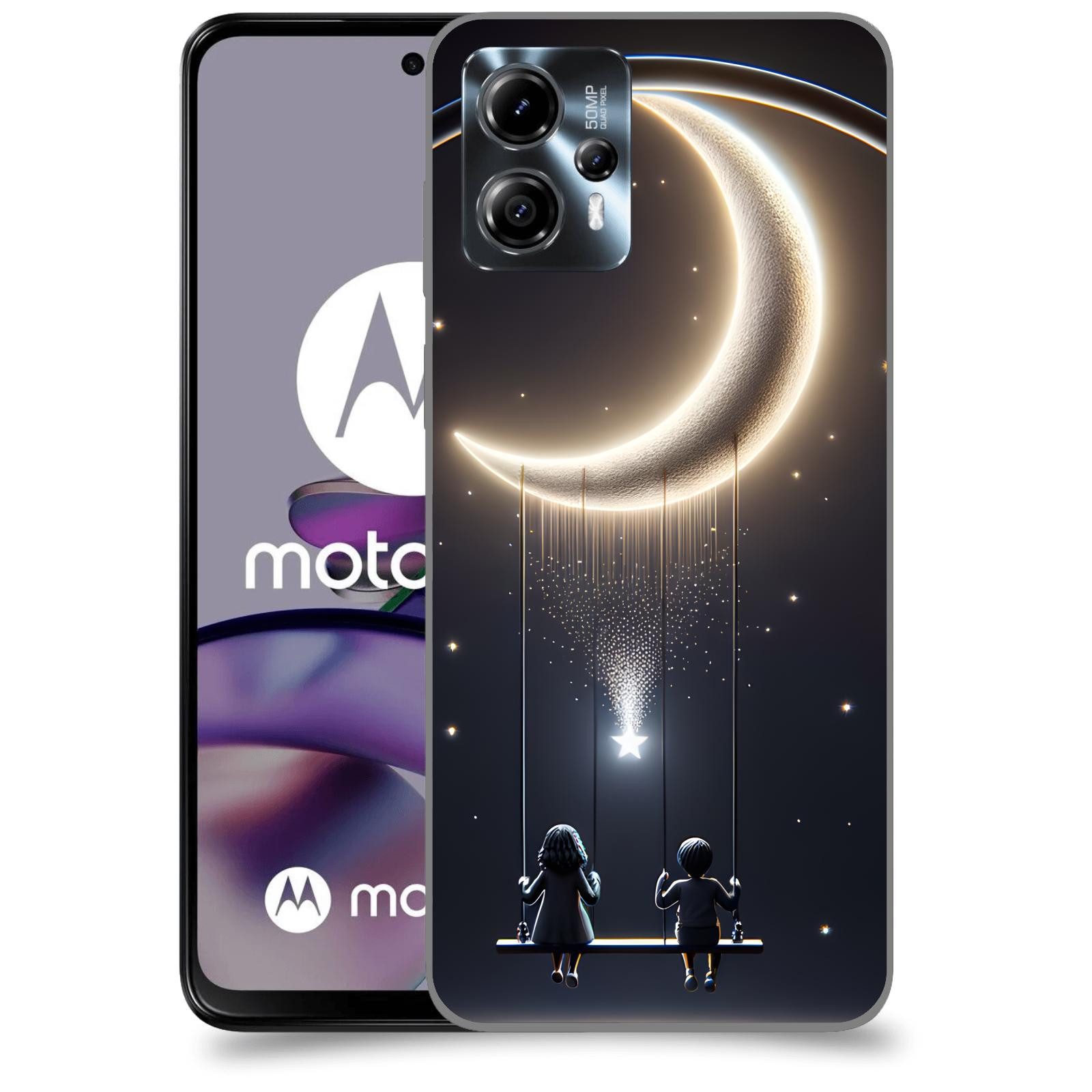 ACOVER Kryt na mobil Motorola Moto G13 - Love on the Moon 2