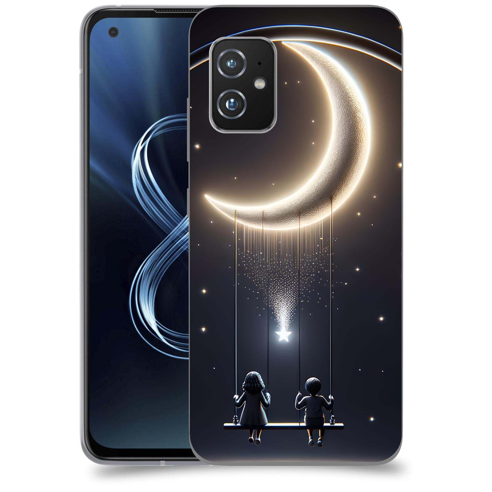ACOVER Kryt na mobil Honor Magic5 Lite 5G - Love on the Moon 2