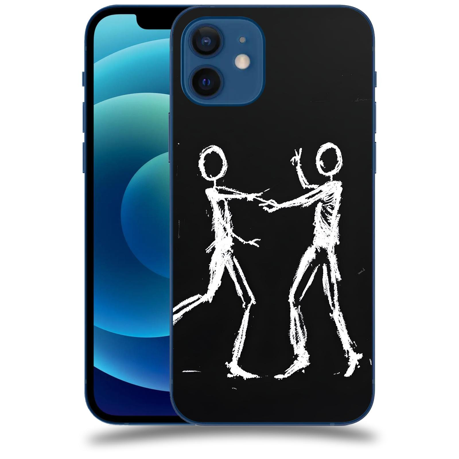 ACOVER Kryt na mobil Apple iPhone 12 - Siluety