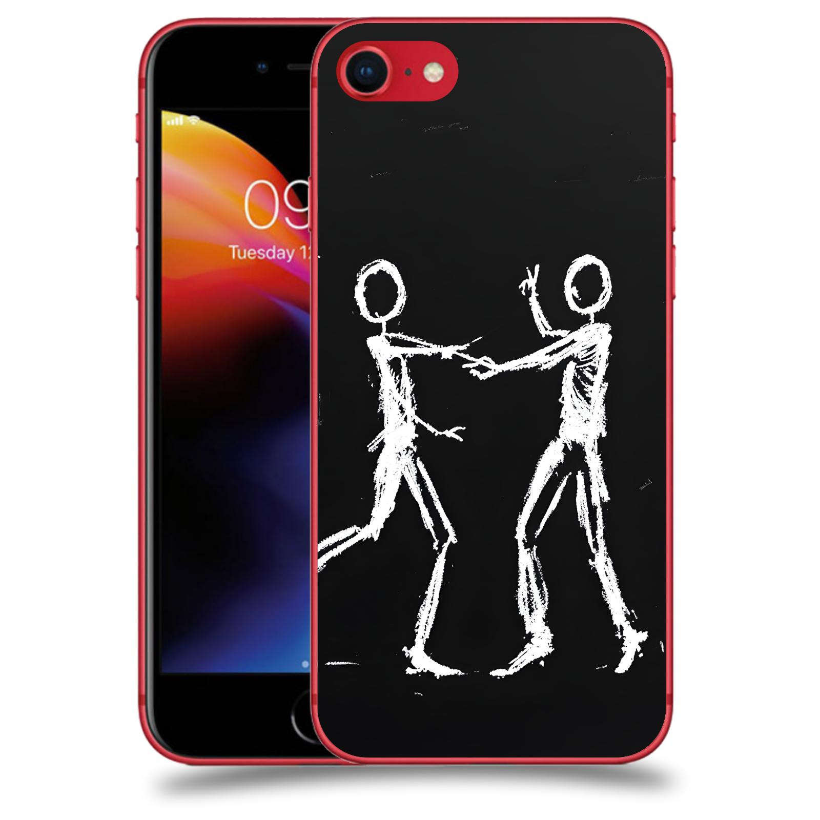 ACOVER Kryt na mobil Apple iPhone 8 - Siluety