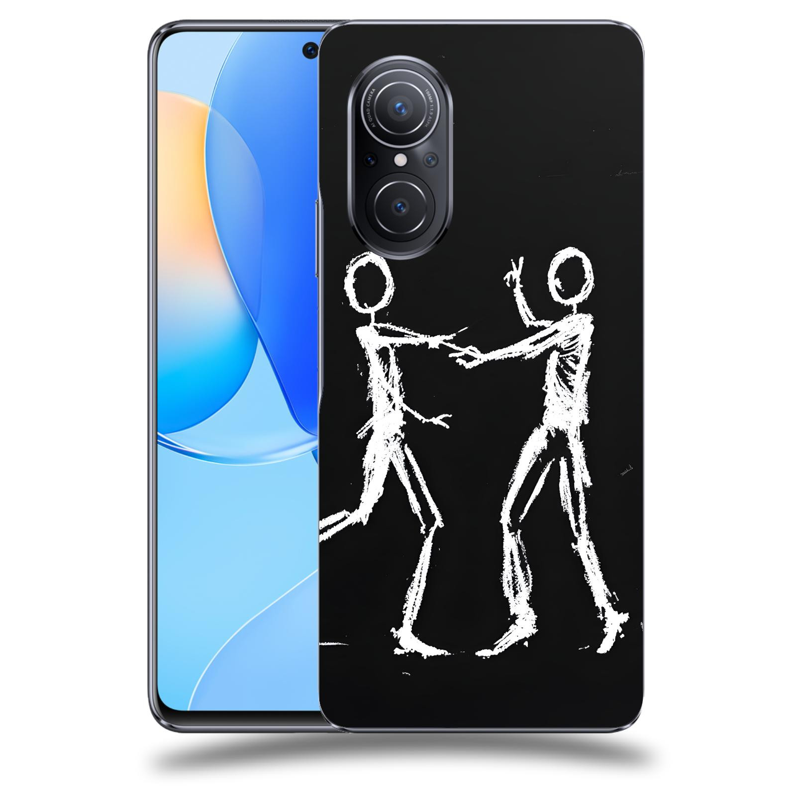 ACOVER Kryt na mobil Huawei Nova 9 SE - Siluety