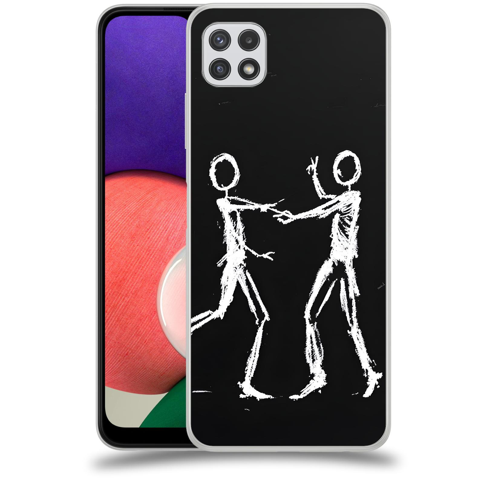 ACOVER Kryt na mobil Samsung Galaxy A22 A225F - Siluety