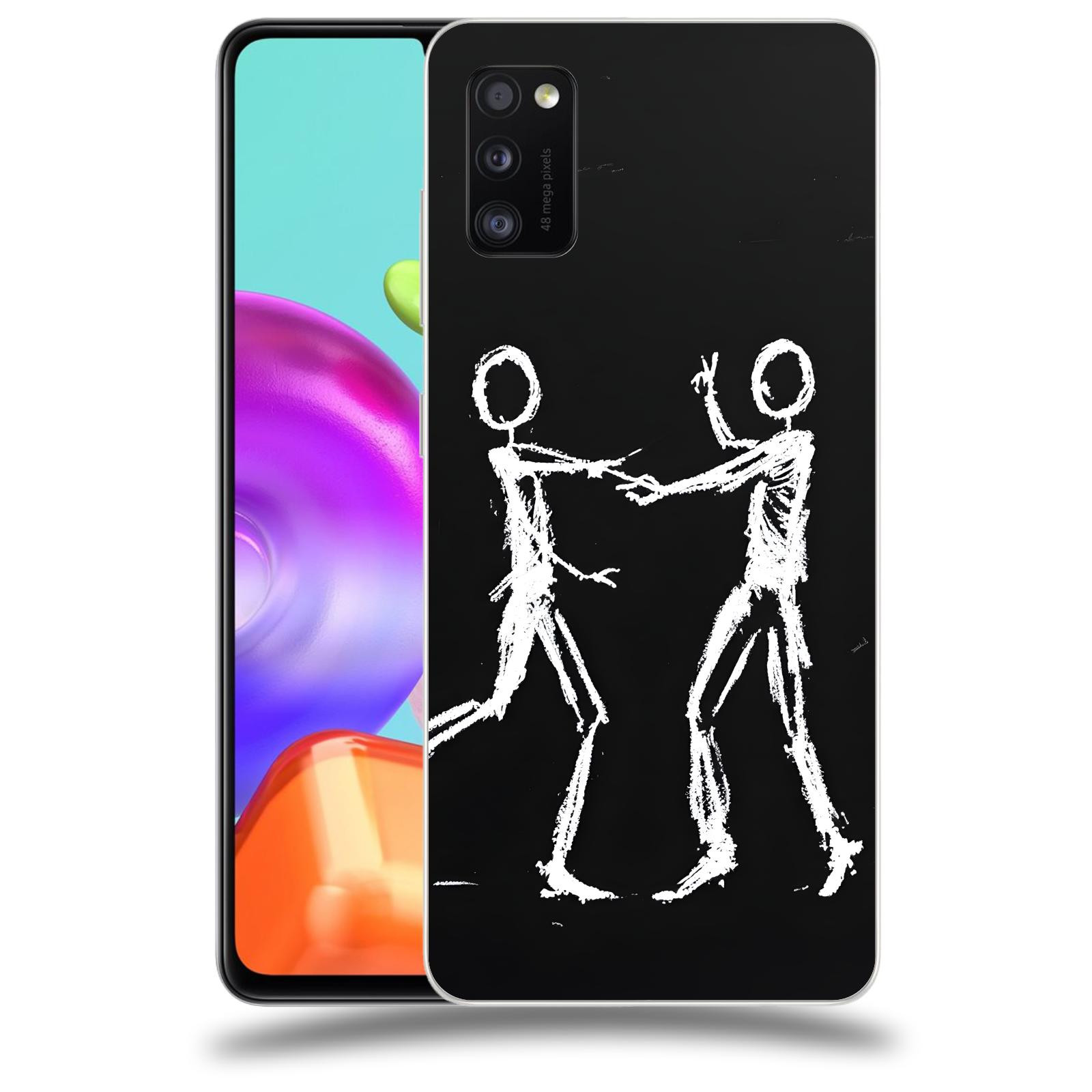 ACOVER Kryt na mobil Samsung Galaxy A41 A415F - Siluety