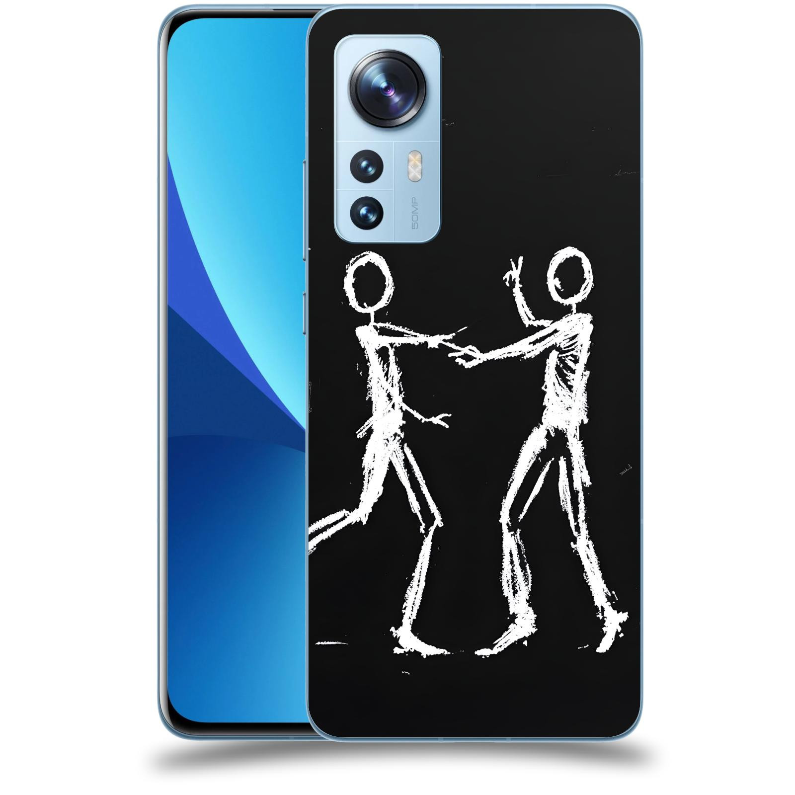 ACOVER Kryt na mobil Xiaomi 12 - Siluety