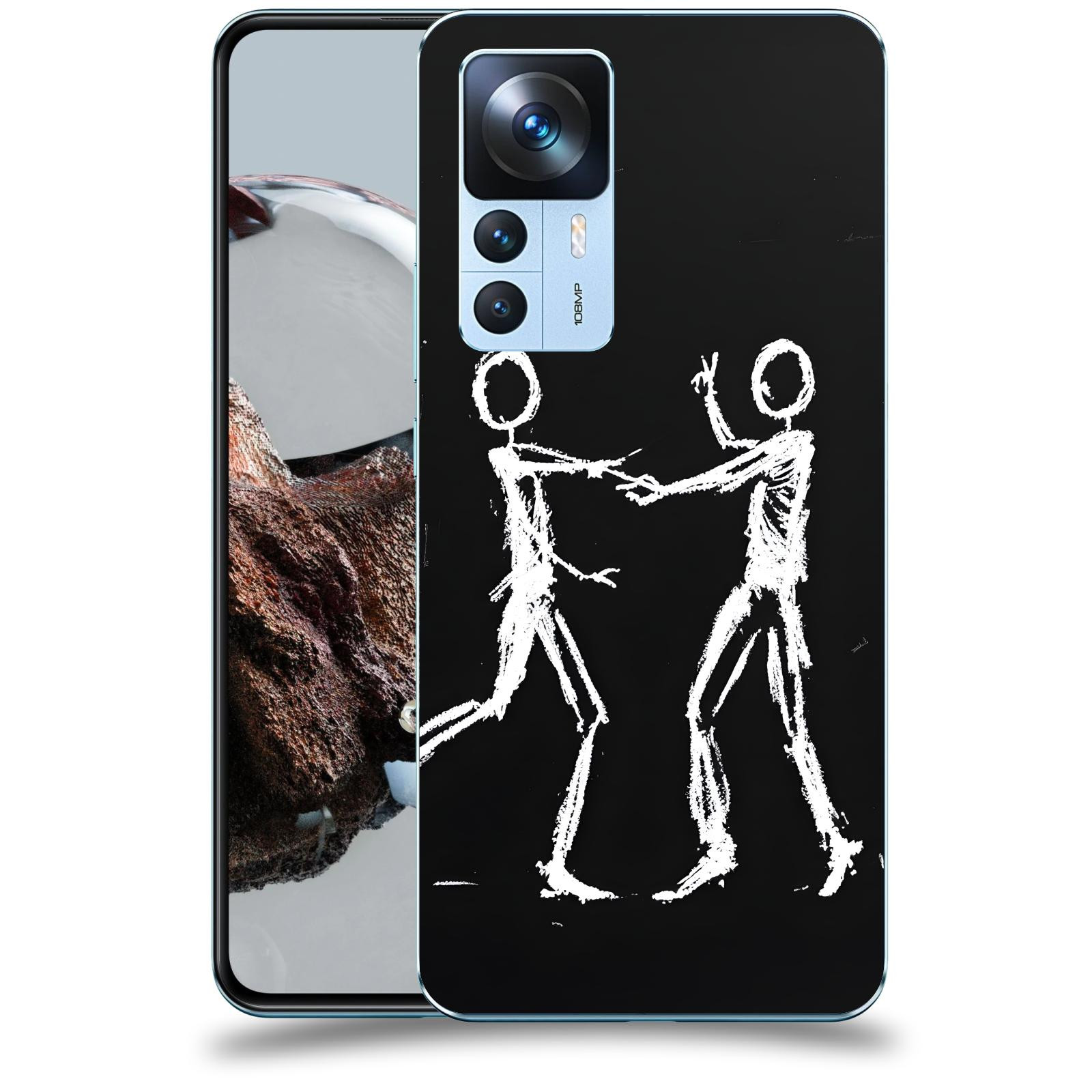 ACOVER Kryt na mobil Xiaomi 12T - Siluety