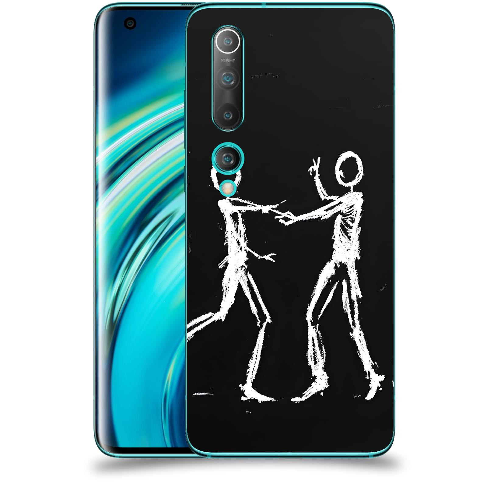 ACOVER Kryt na mobil Xiaomi Mi 10 - Siluety