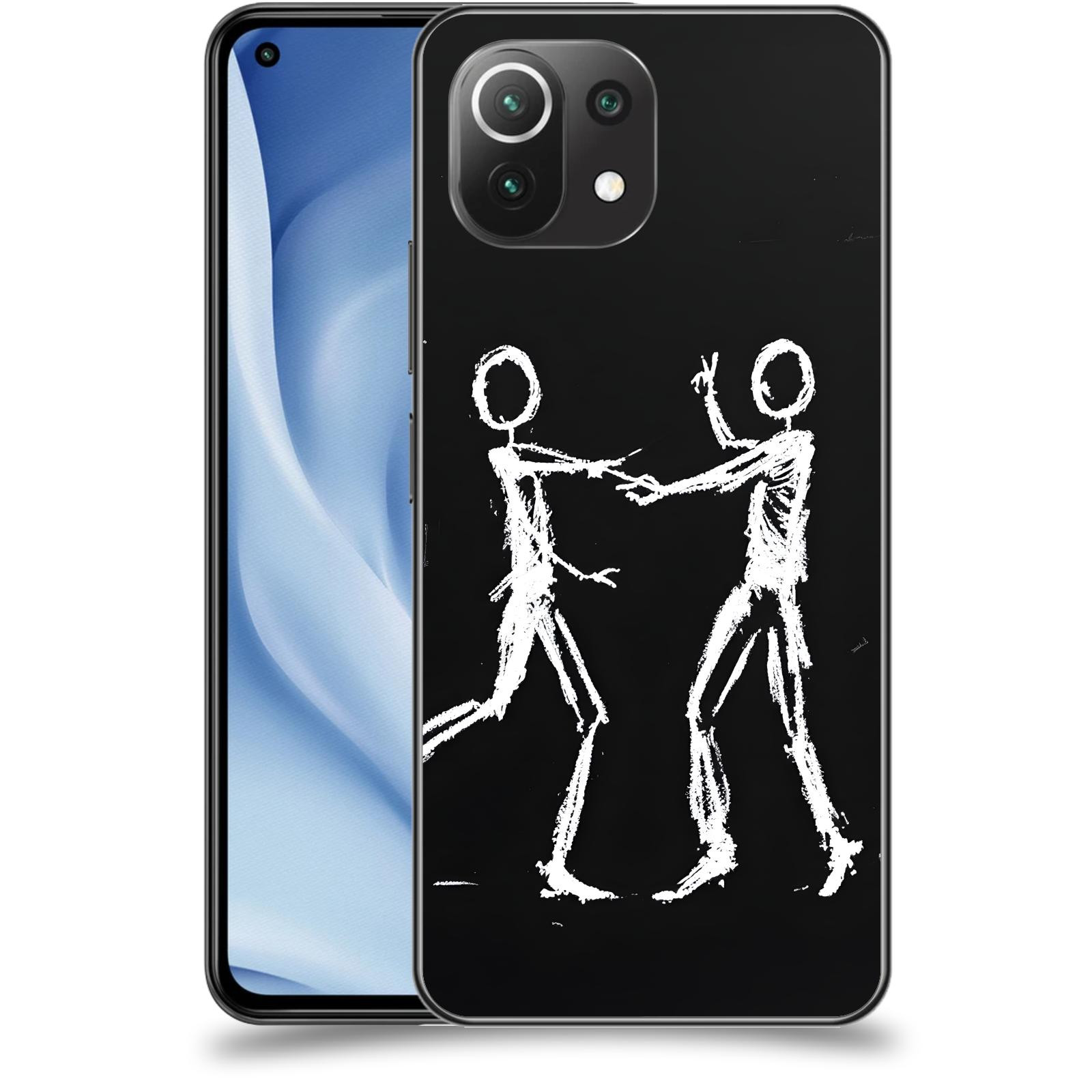 ACOVER Kryt na mobil Xiaomi Mi 11 Lite - Siluety