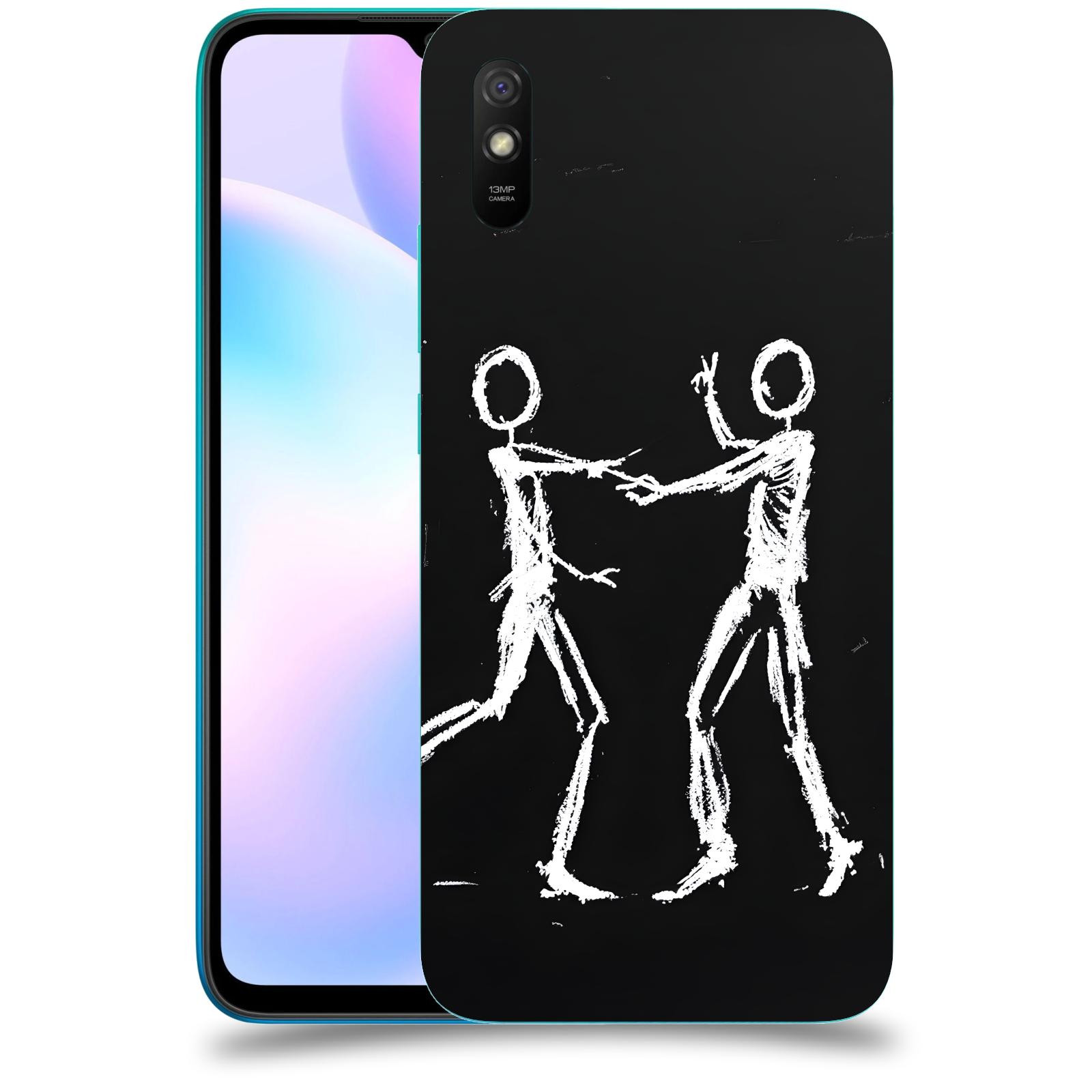 ACOVER Kryt na mobil Xiaomi Redmi 9AT - Siluety