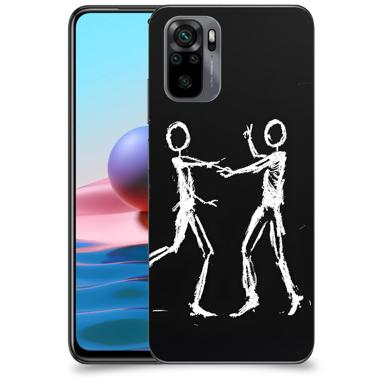 ACOVER Kryt na mobil Xiaomi Redmi Note 10 - Siluety