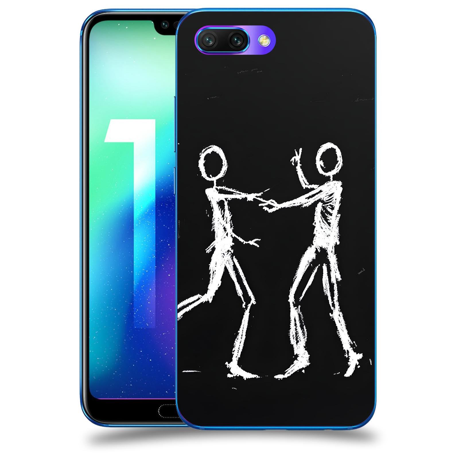 ACOVER Kryt na mobil Honor 10 - Siluety