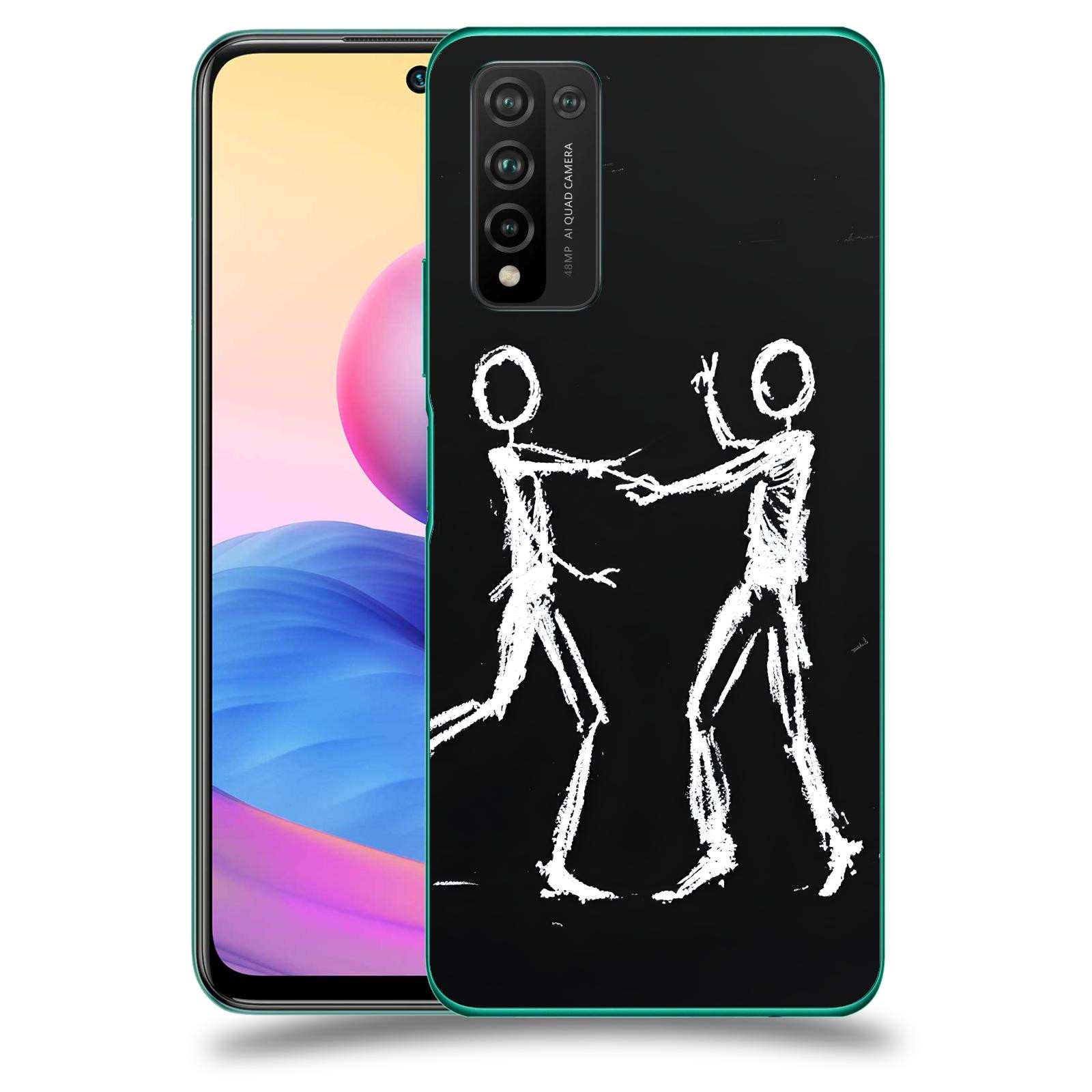 ACOVER Kryt na mobil Honor 10X Lite - Siluety