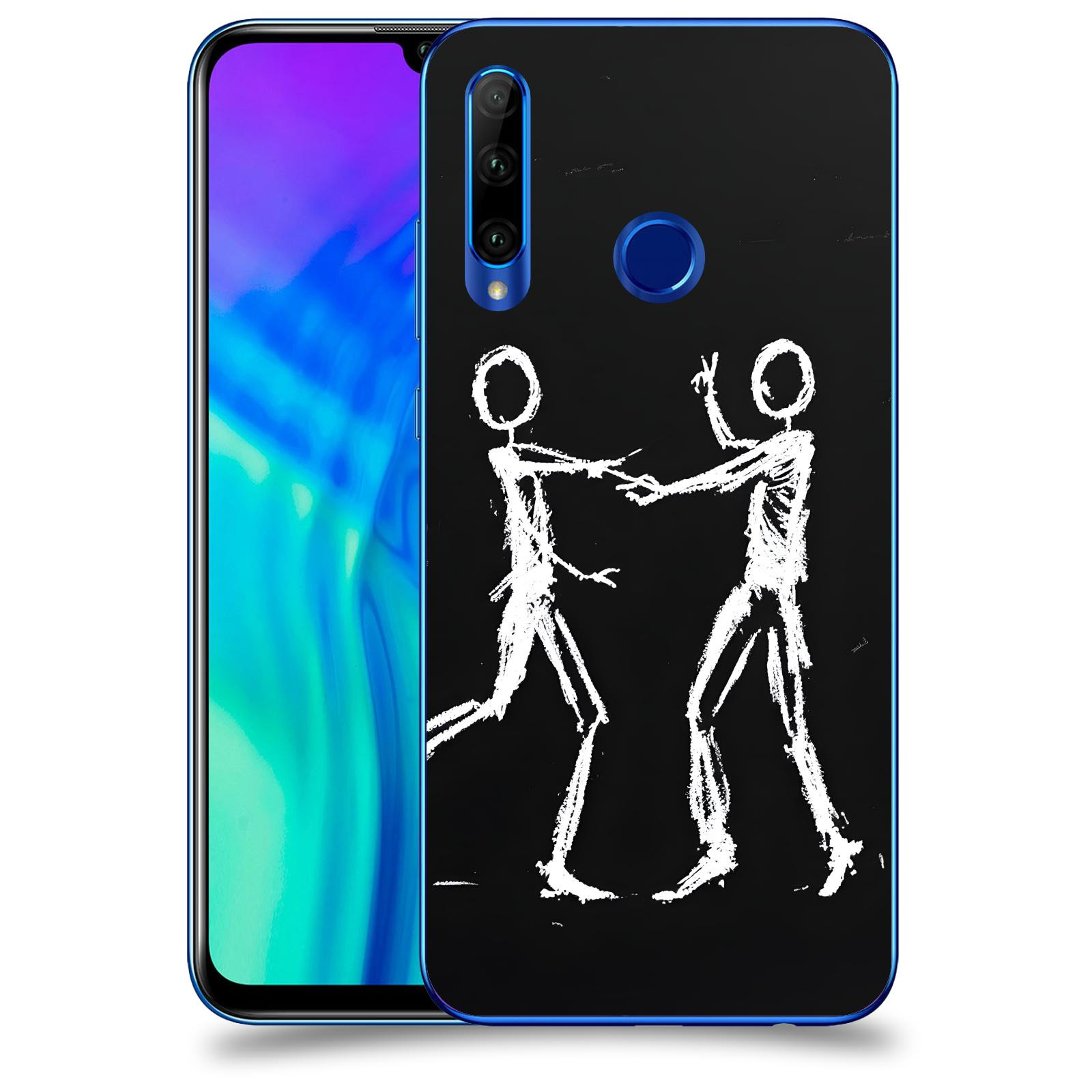 ACOVER Kryt na mobil Honor 20 Lite - Siluety