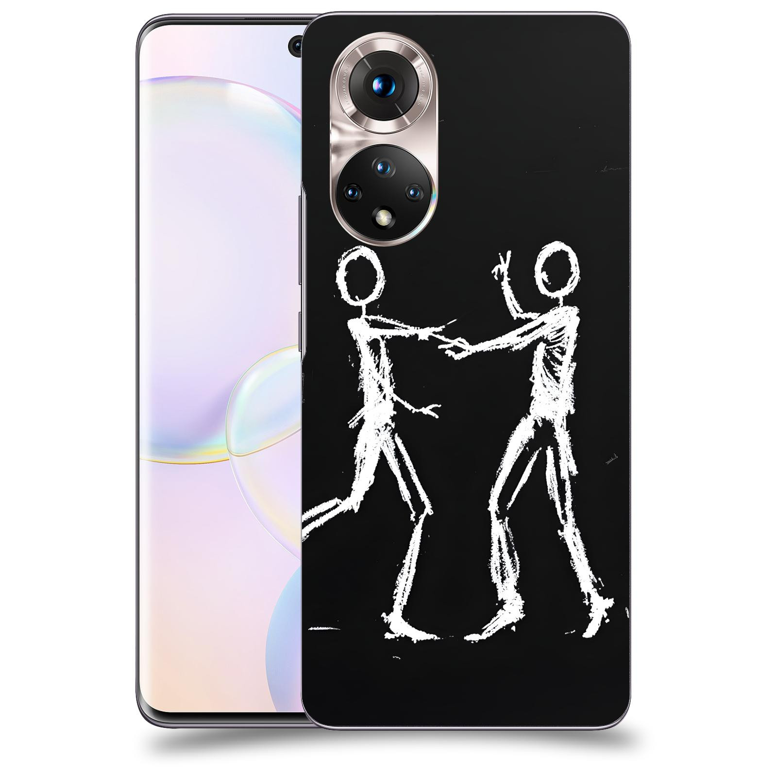 ACOVER Kryt na mobil Honor 50 5G - Siluety