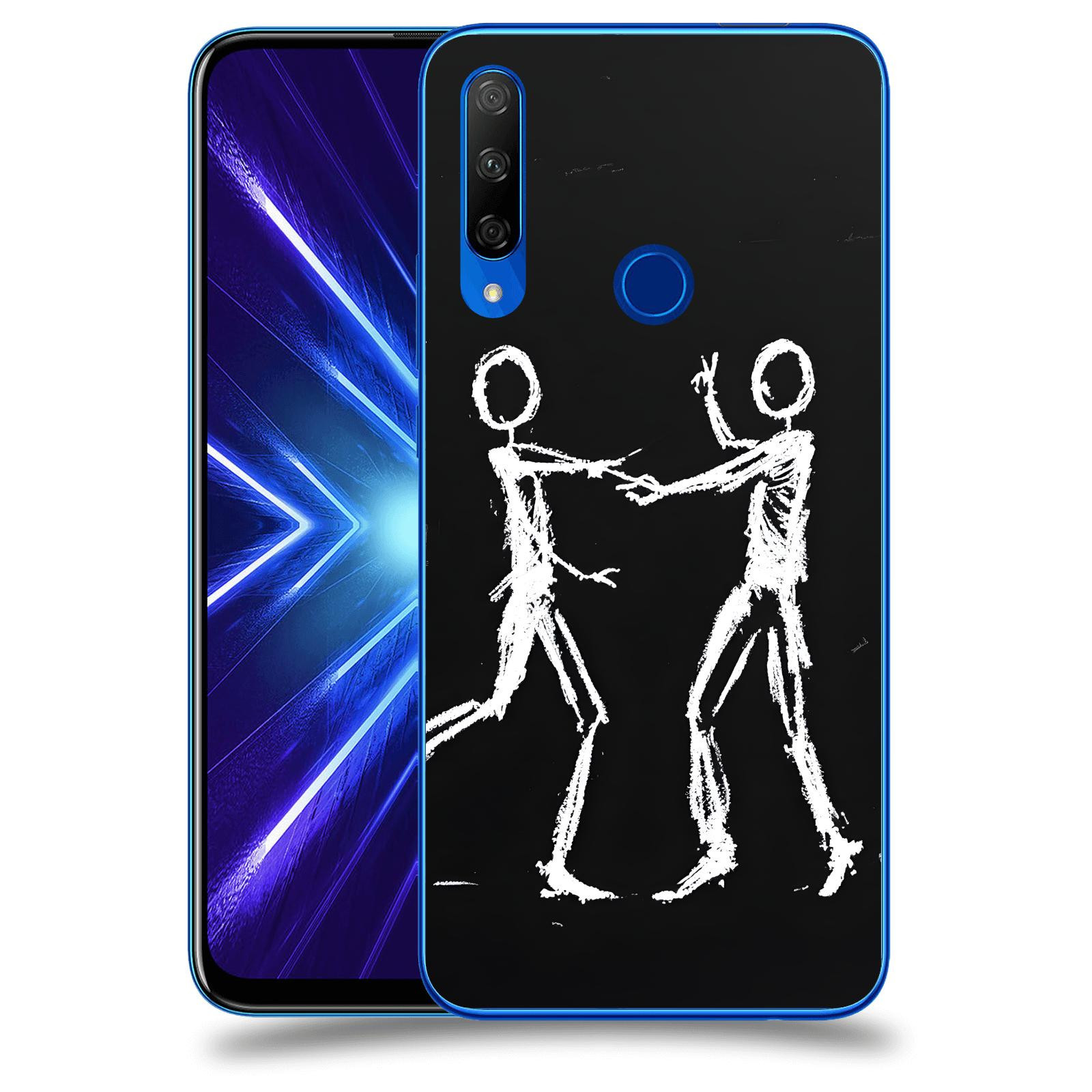 ACOVER Kryt na mobil Honor 9X - Siluety