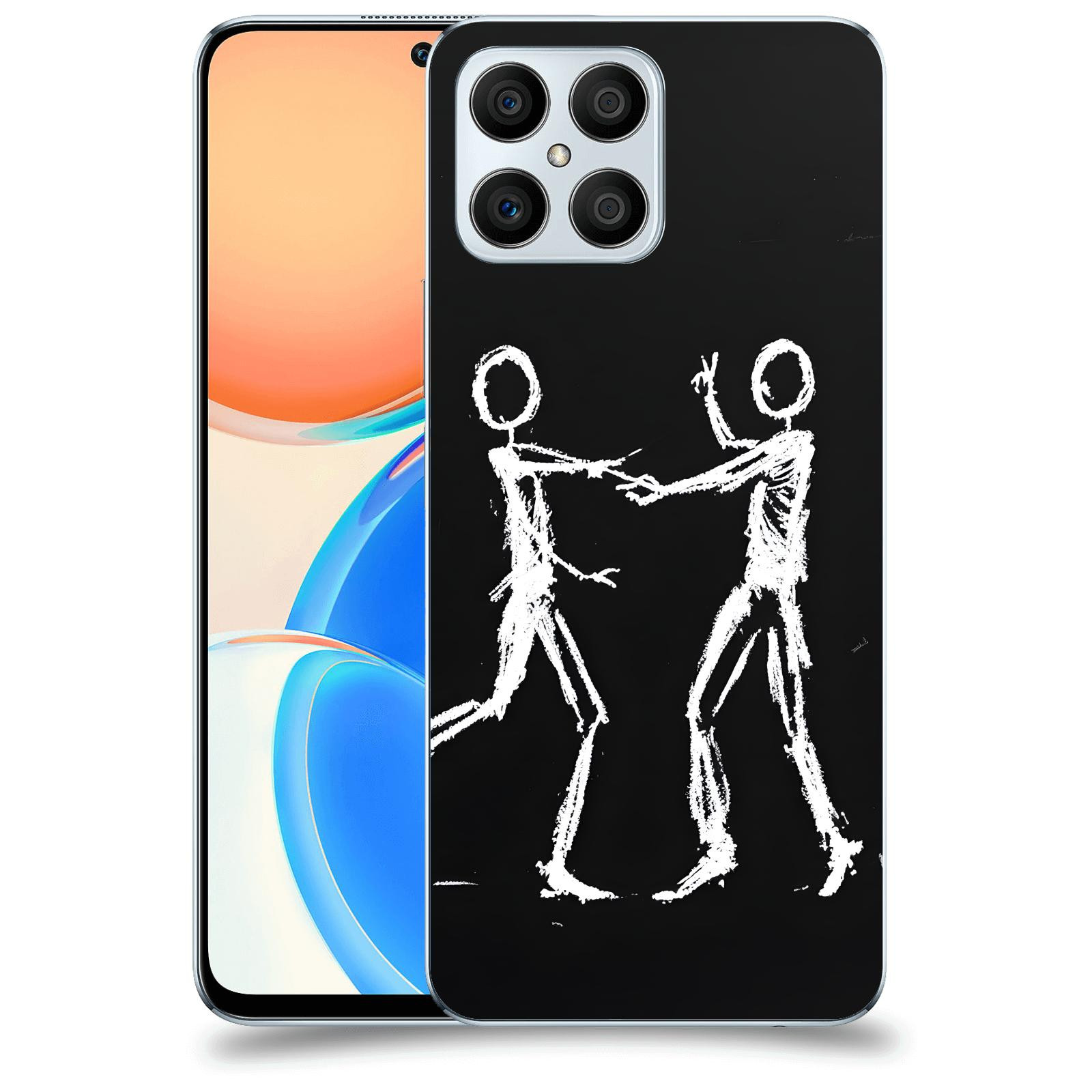 ACOVER Kryt na mobil Honor X8 5G - Siluety