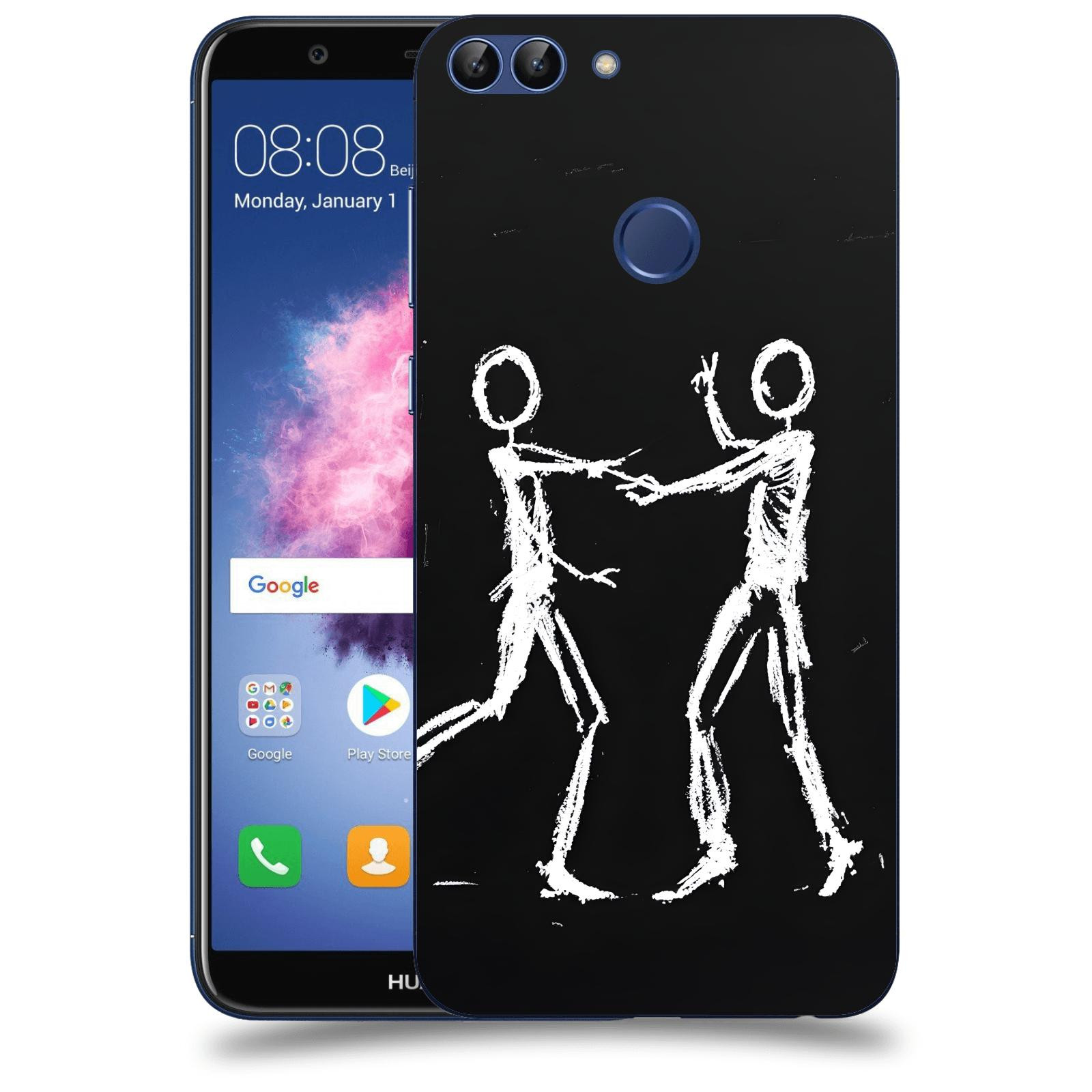 ACOVER Kryt na mobil Huawei P Smart - Siluety