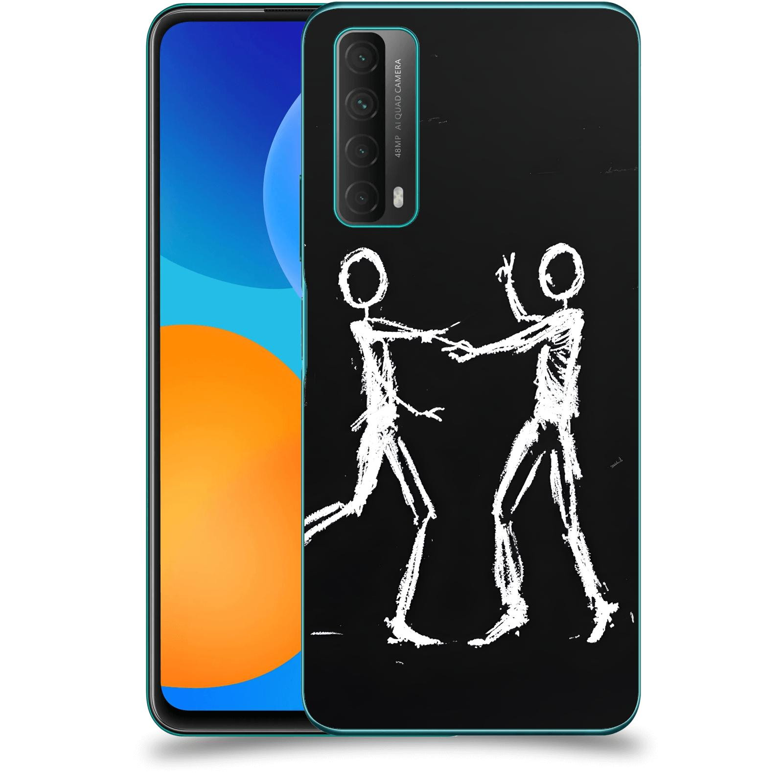 ACOVER Kryt na mobil Huawei P Smart 2021 - Siluety