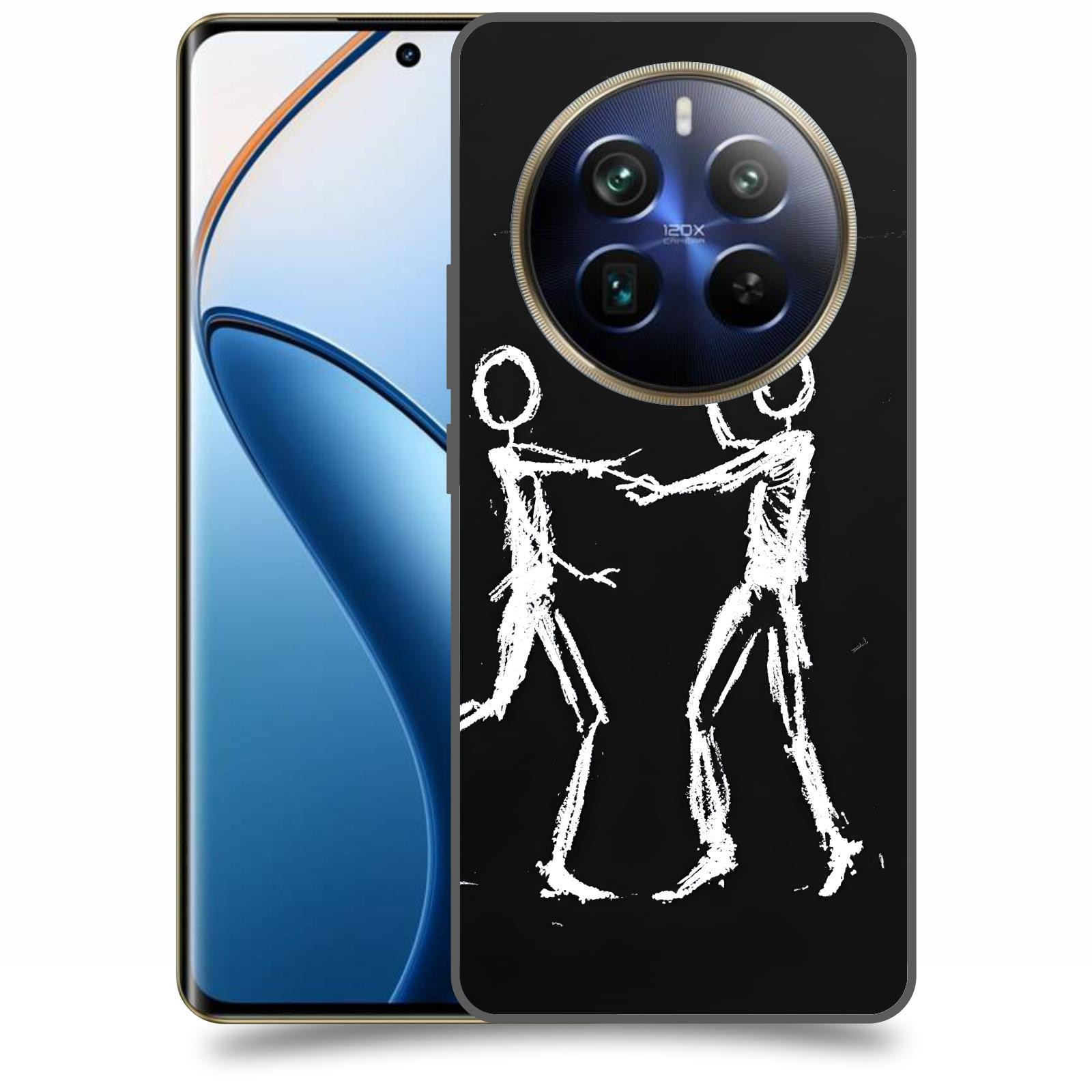 ACOVER Kryt na mobil Realme 12 pro+ 5g - Siluety