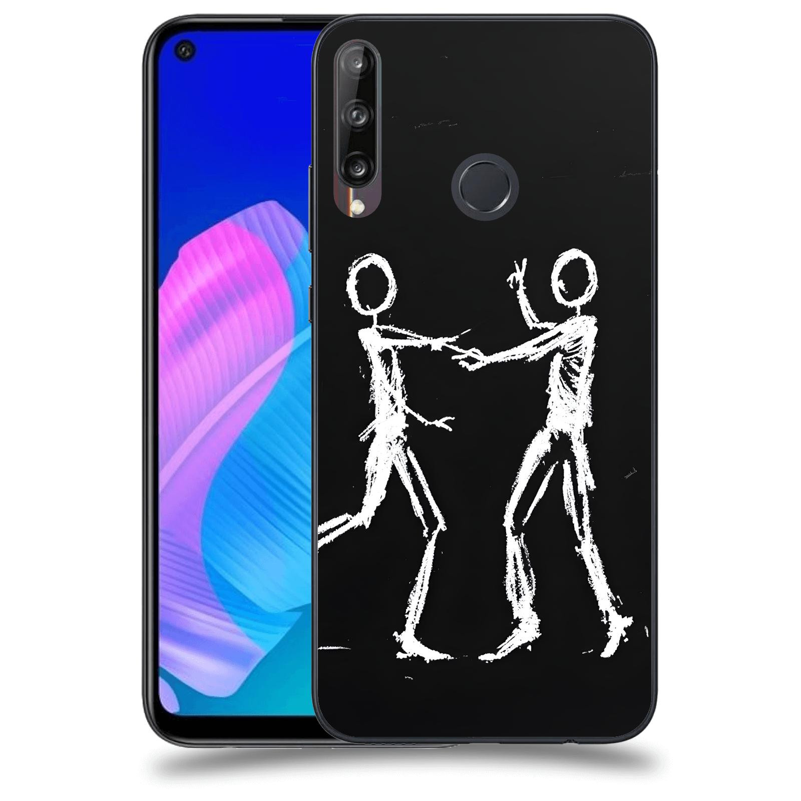 ACOVER Kryt na mobil Huawei P40 Lite E - Siluety